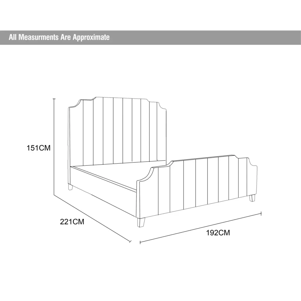 Eden King Bed Dim United Furniture