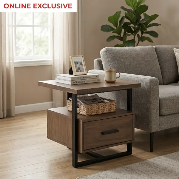 Media End Table