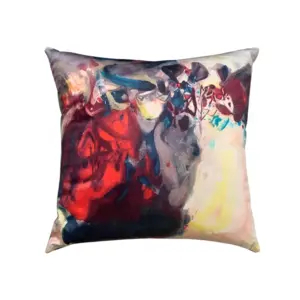 Colours Filled Cushion With Digital Print (Hol -Uf-622)