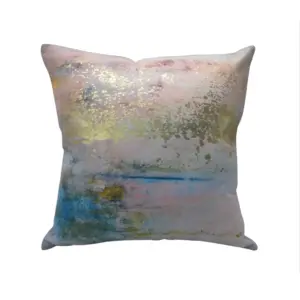 Clouds Filled Cushion With Digital Print And Foil (Hol -Uf-632)