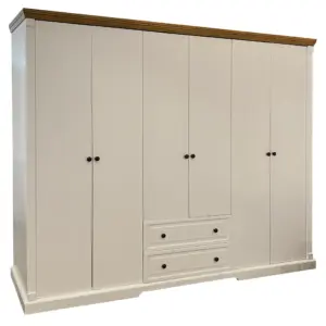 Cottage 6 Door Wardrobe