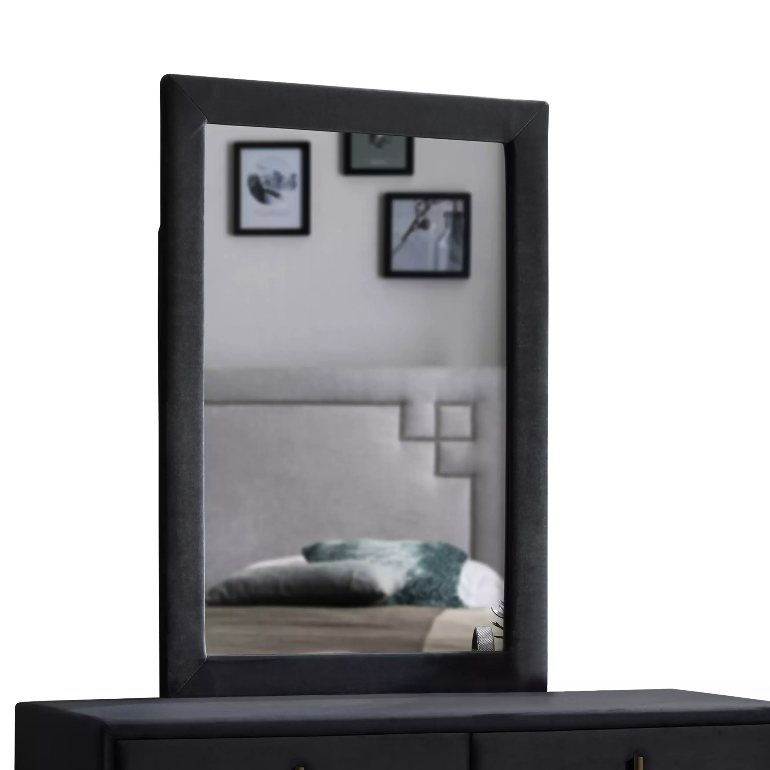 Hala Dresser Mirror Charcoal 2 United Furniture