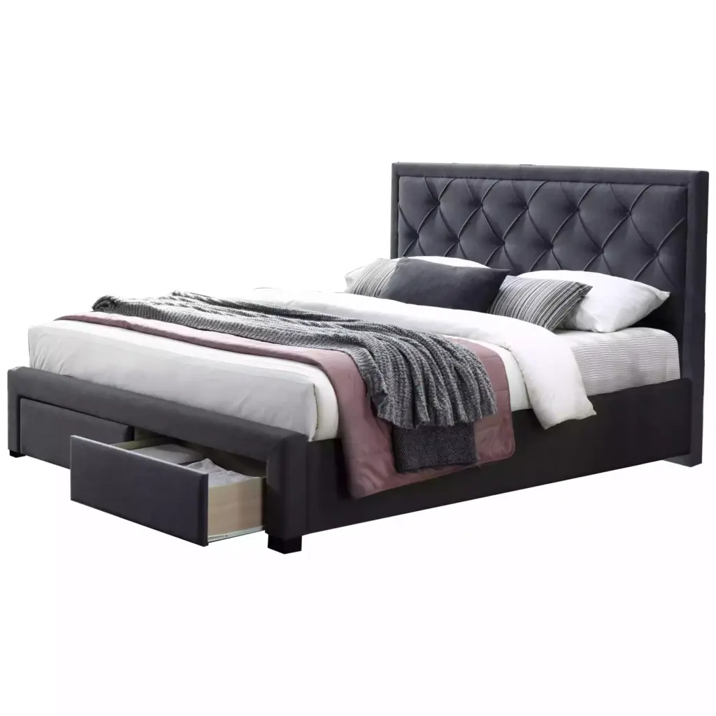Sama Grey Bed United Furniture