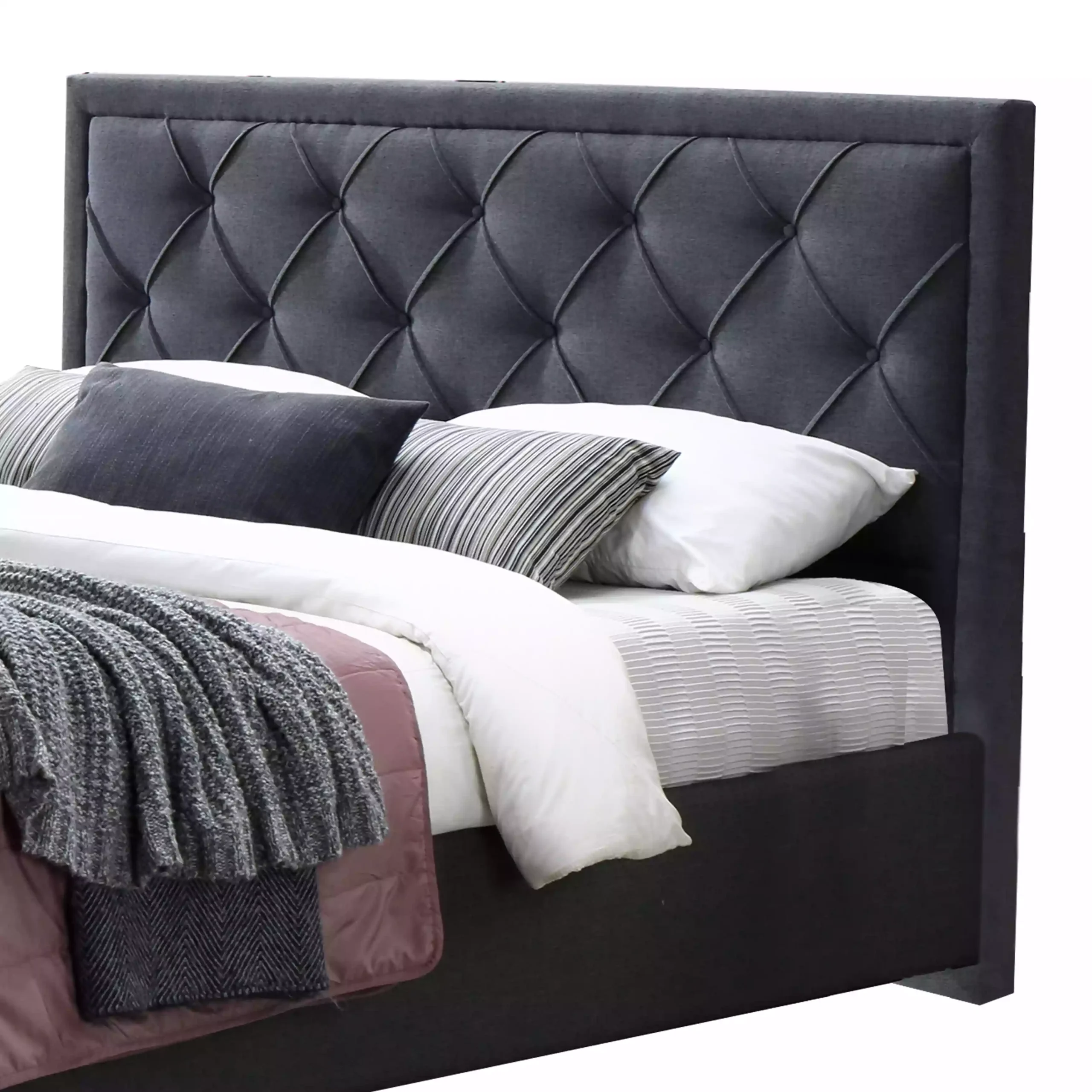 Sama Grey Bed 3 United Furniture