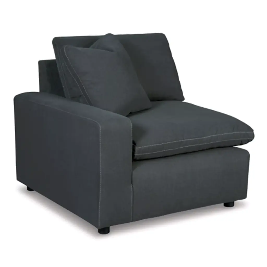 Savesto Left Corner Chair Charcoal United Furniture