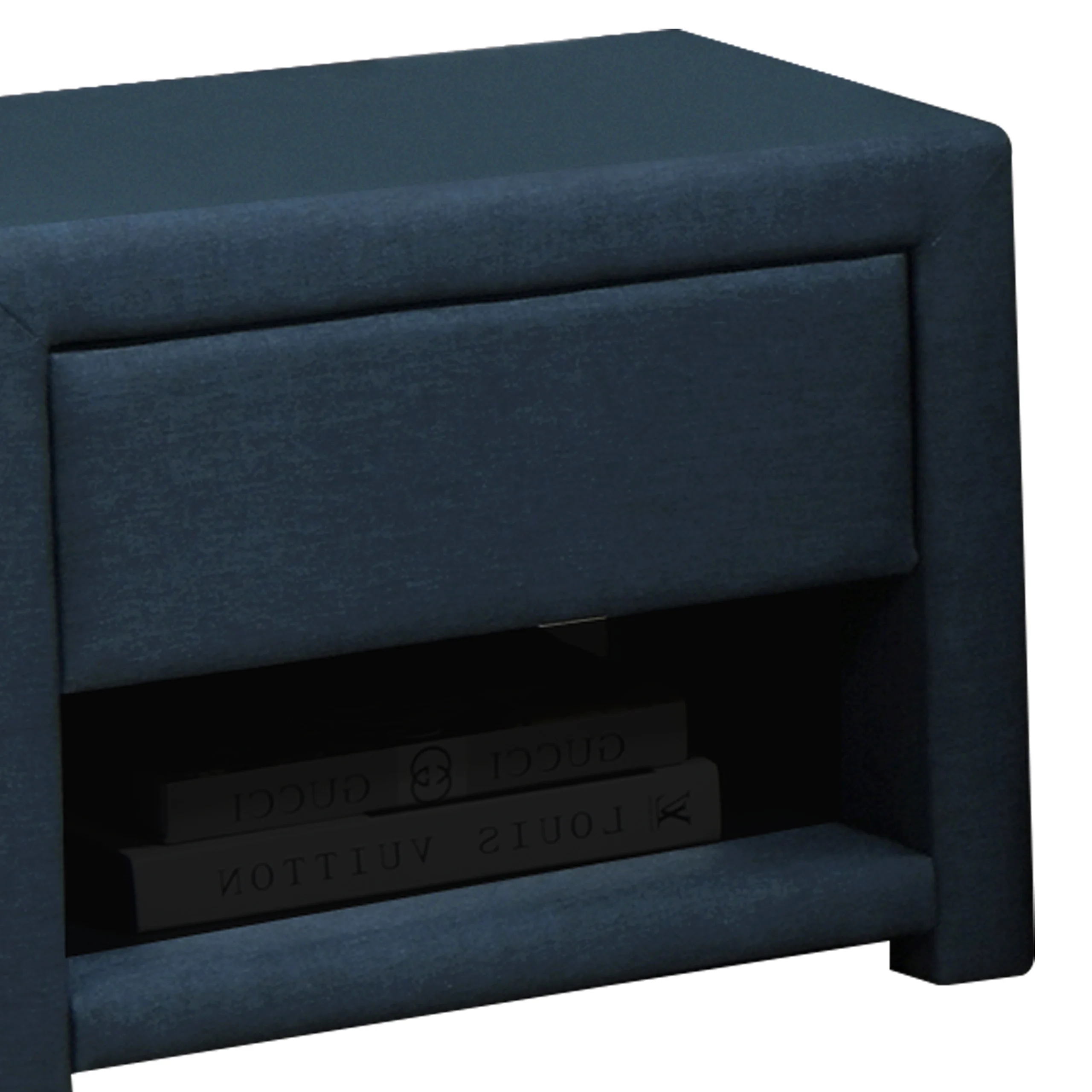 Scandi Night Stand Blue 1 United Furniture
