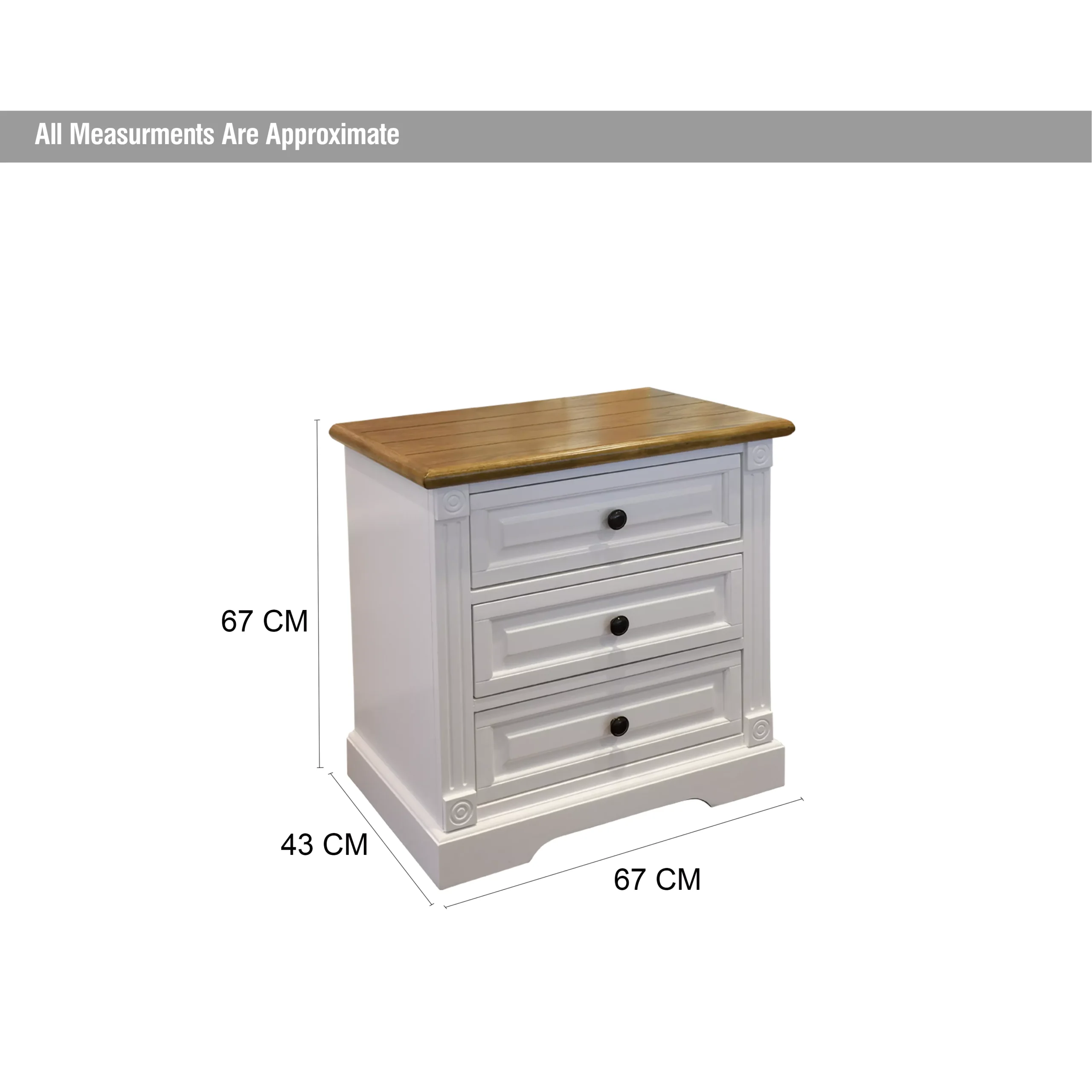 Cottage King Bed Night Stand Dim United Furniture