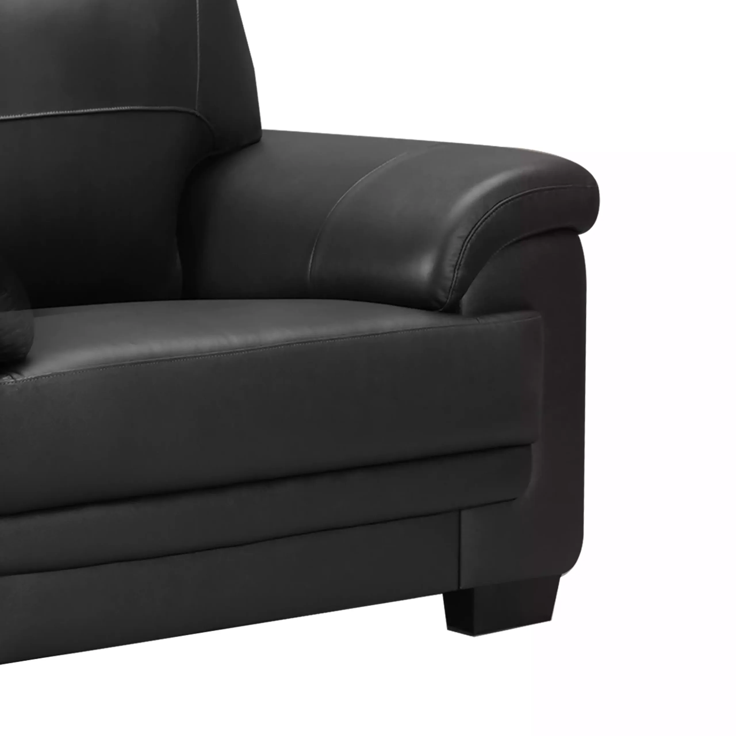 Lenone Single Seater Black Swatch United Furniture