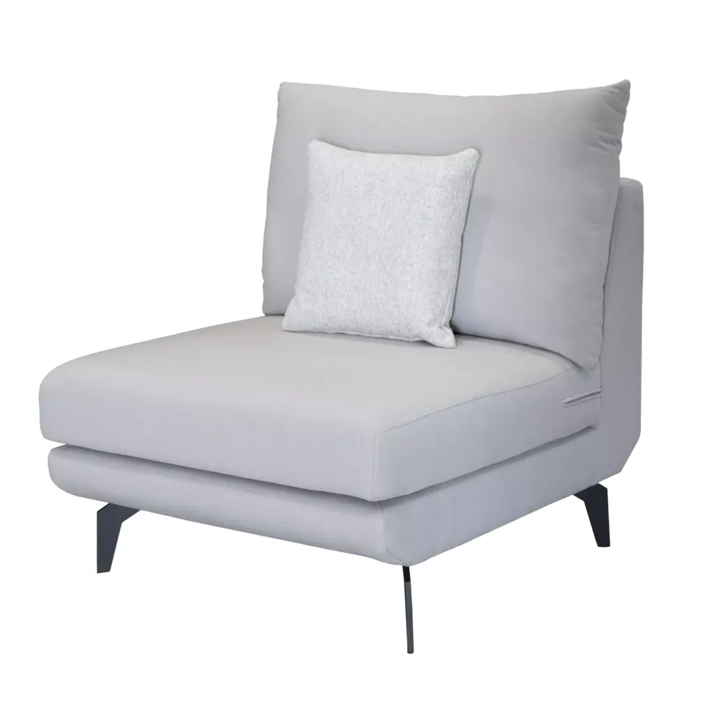 Melton Single Seater Ltgrey United Furniture