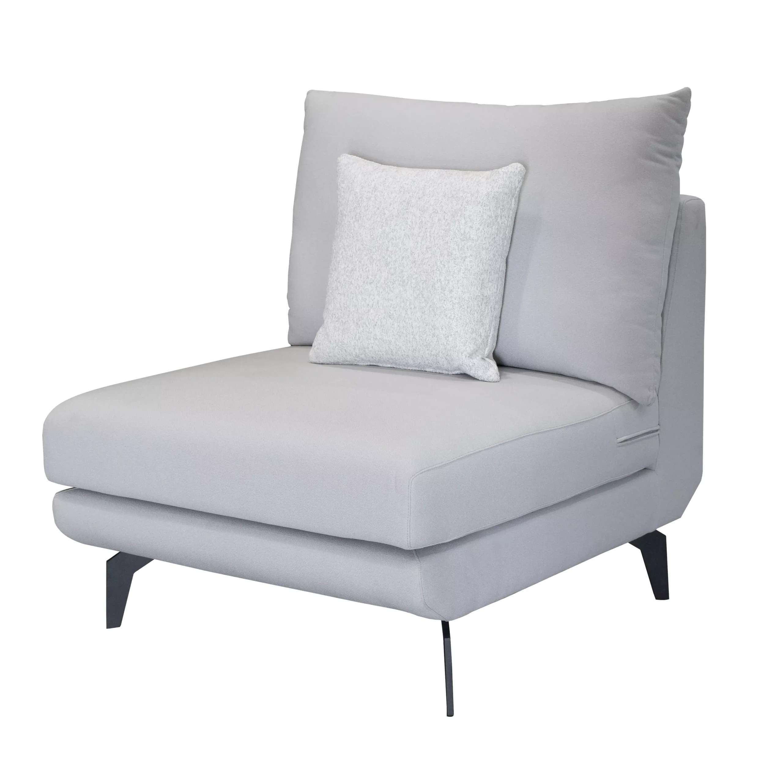Melton Single Seater Ltgrey United Furniture