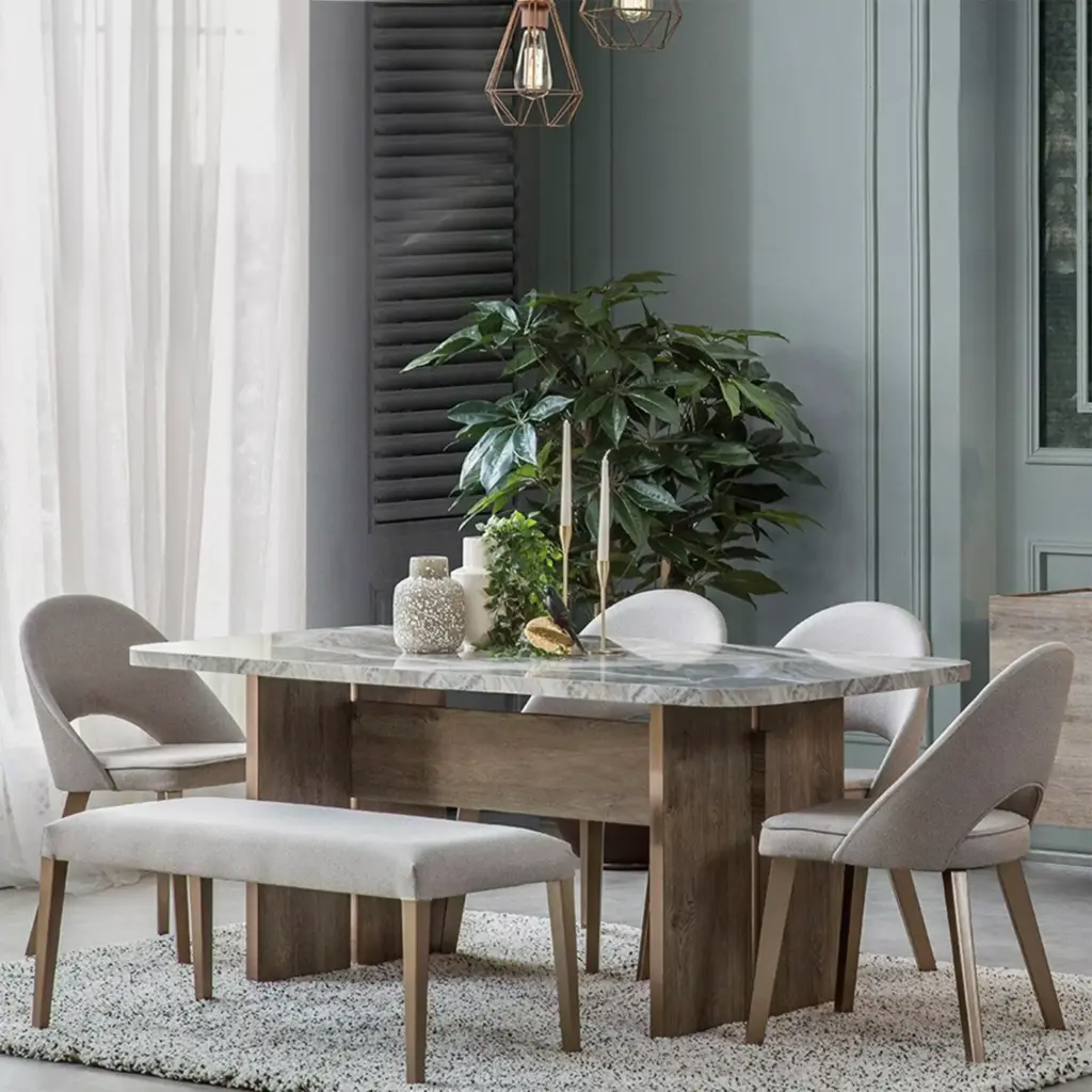 Luzzi 6pcs Dining Set United Furniture
