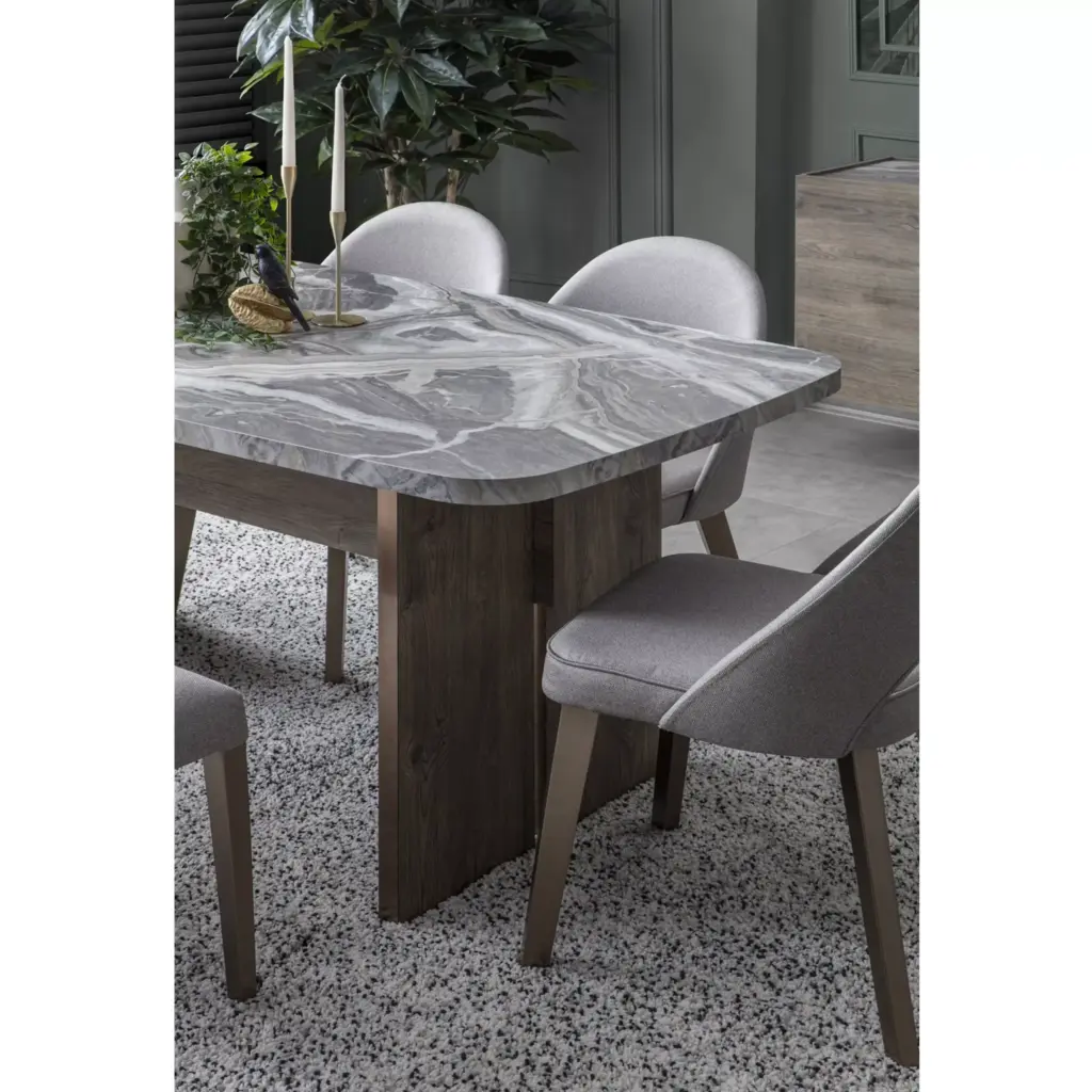 Luzzi 6pcs Dining Set Swatch United Furniture