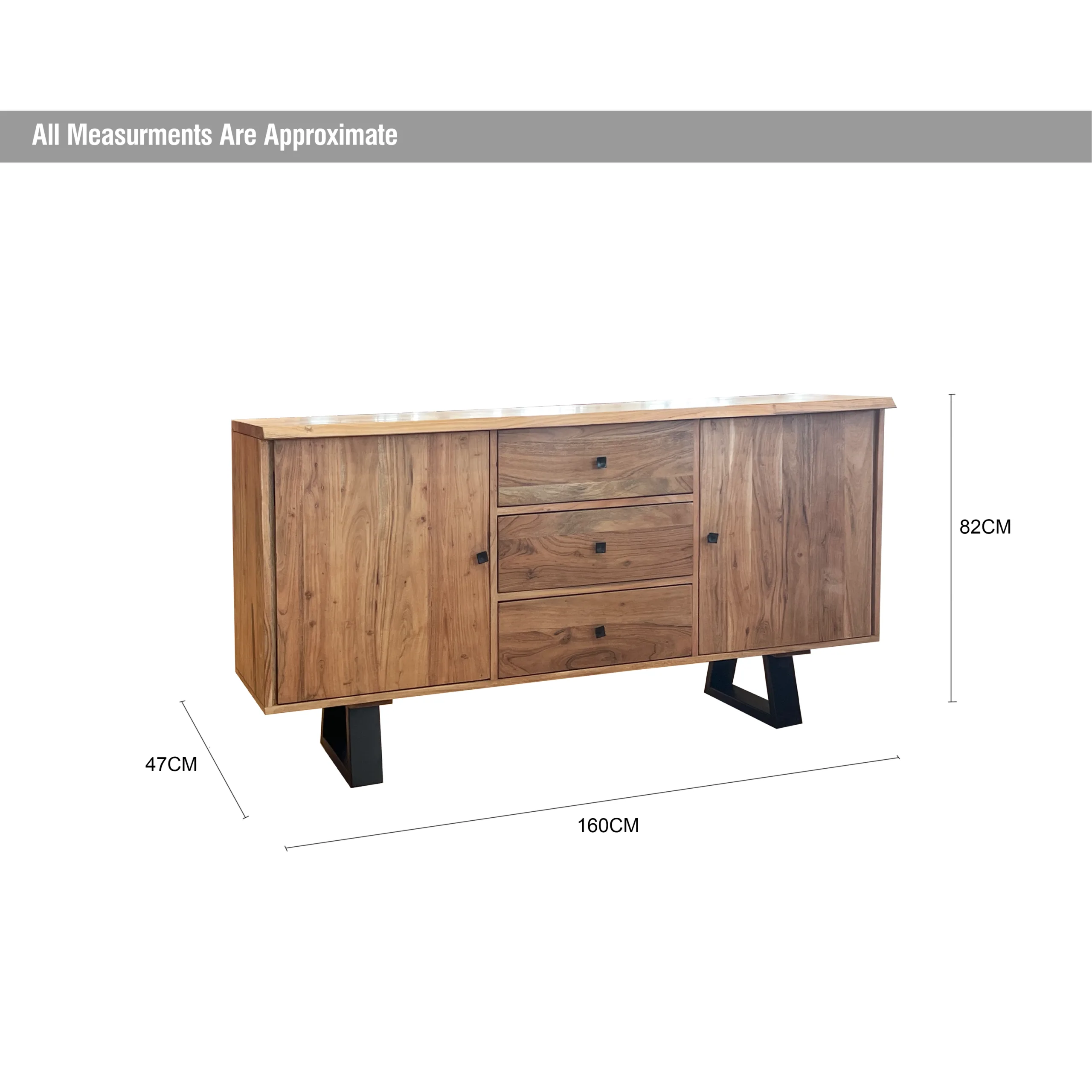 Rudra Sideboard Dim United Furniture