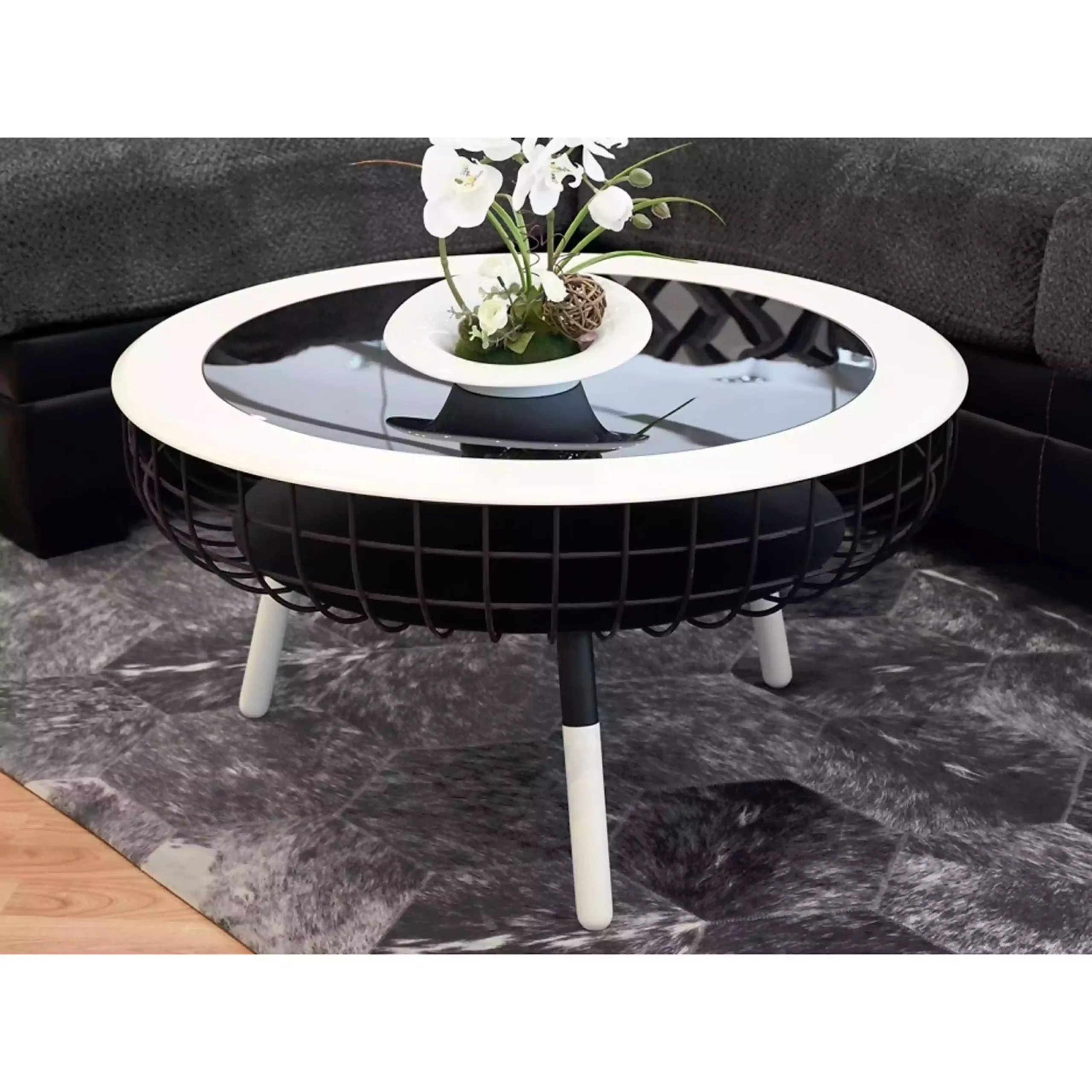 Coutume Coffee Table White Bg United Furniture