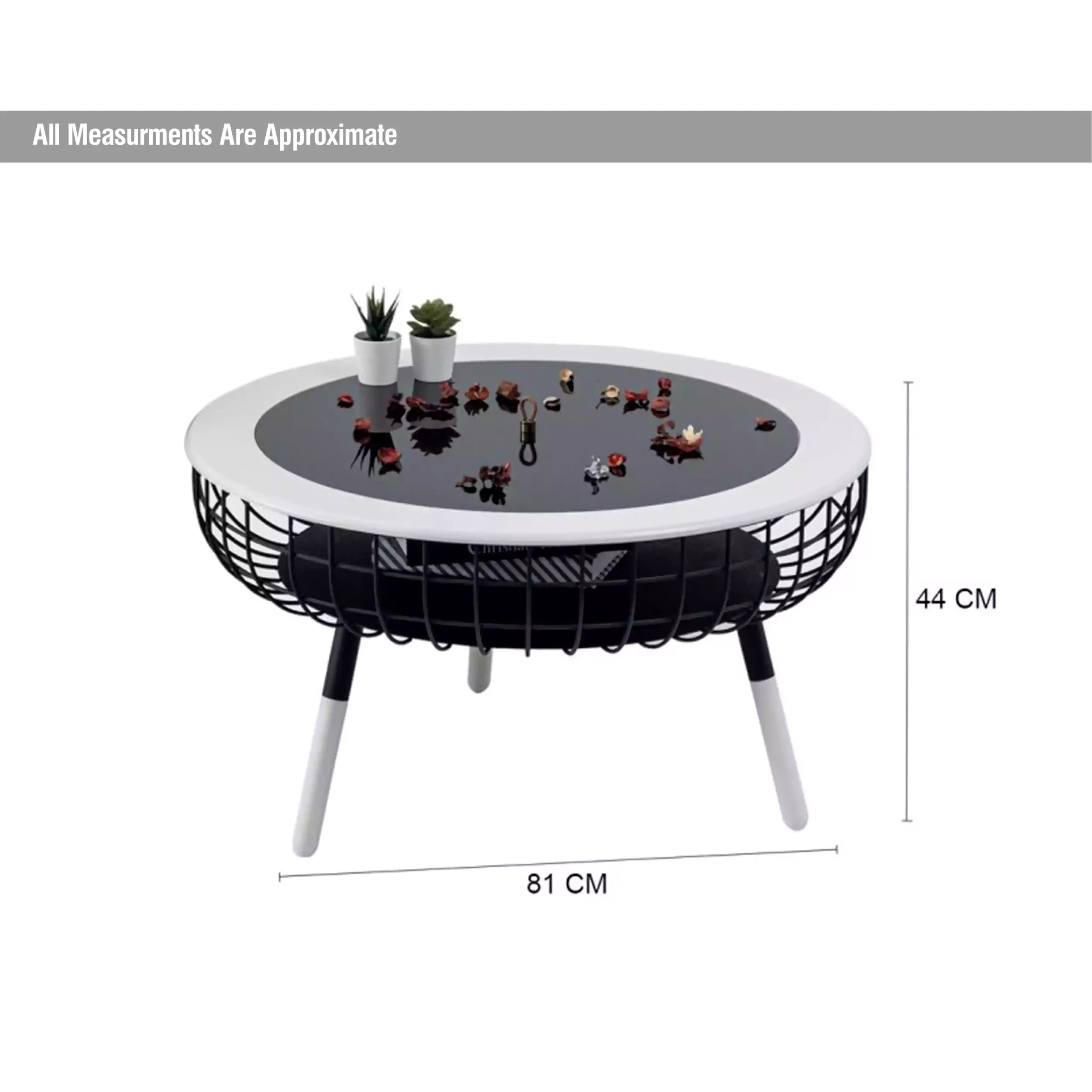 Coutume Coffee Table White Dia United Furniture