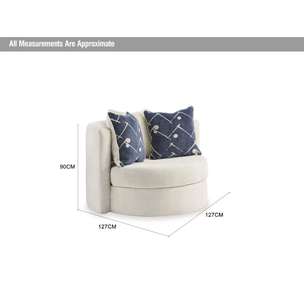 Padova Swivel Accent Chair Dia Bg United Furniture