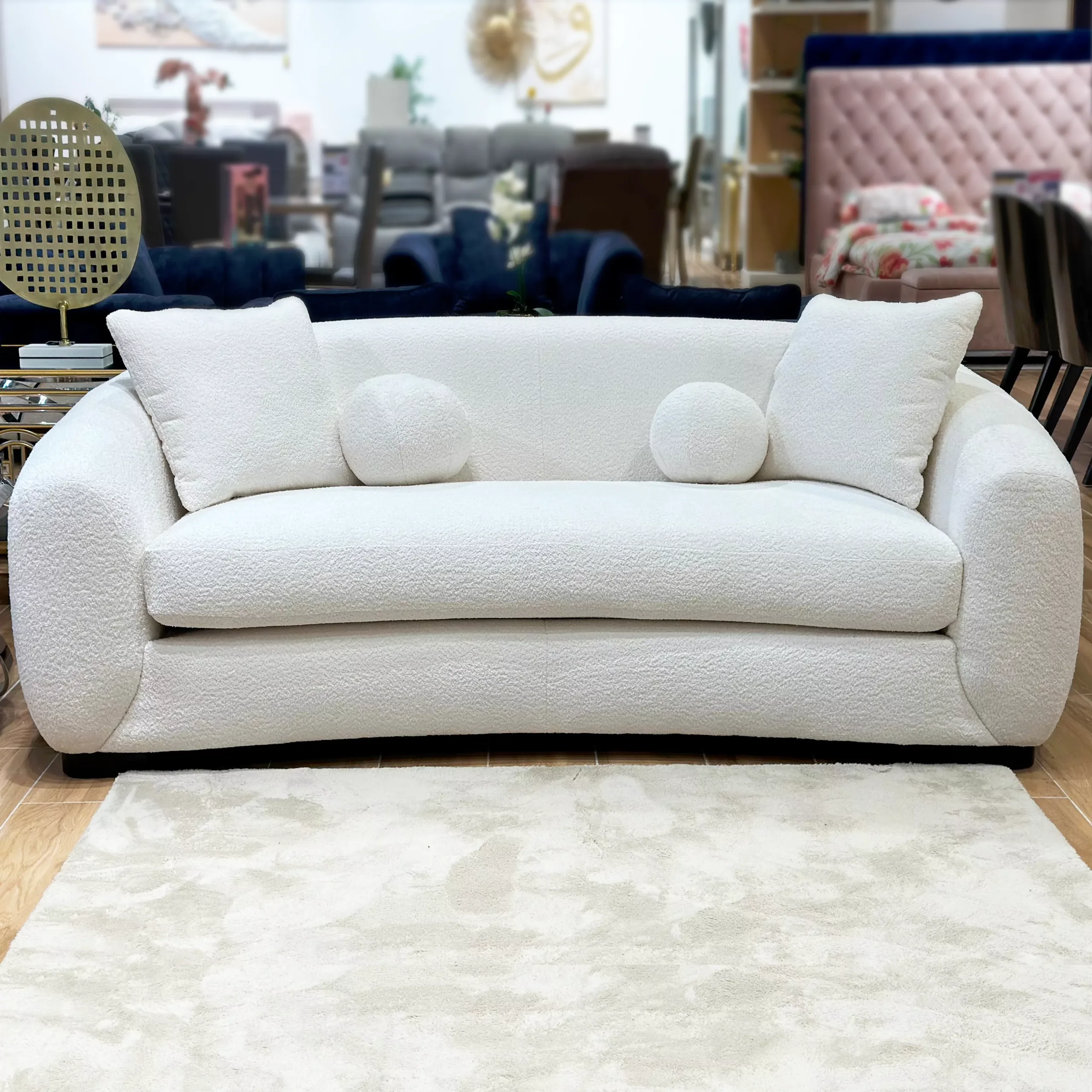 Arese 2seater Ivory Bg United Furniture