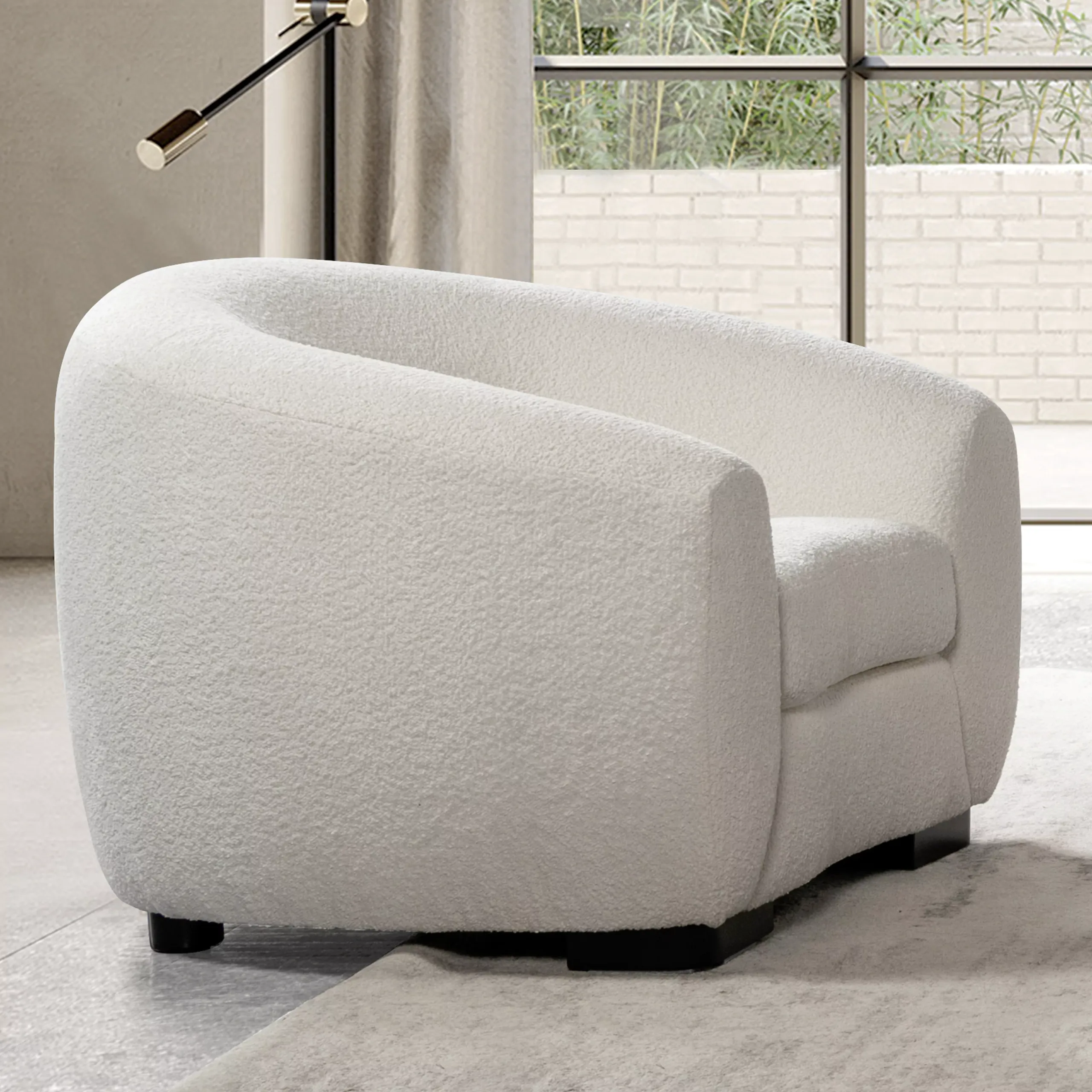 Arese Single Seater Ivory United Furniture