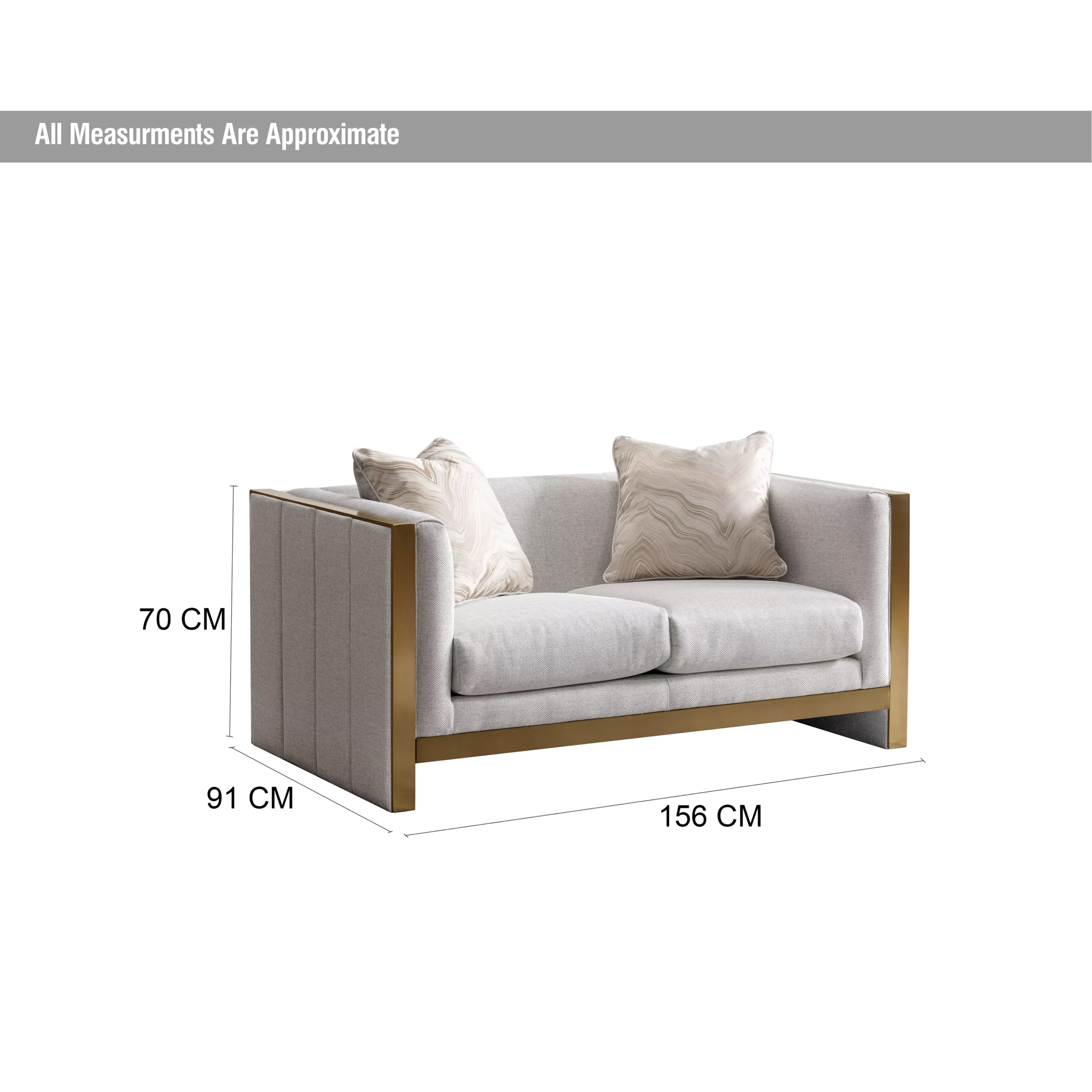 Blanco 2seater Dim United Furniture