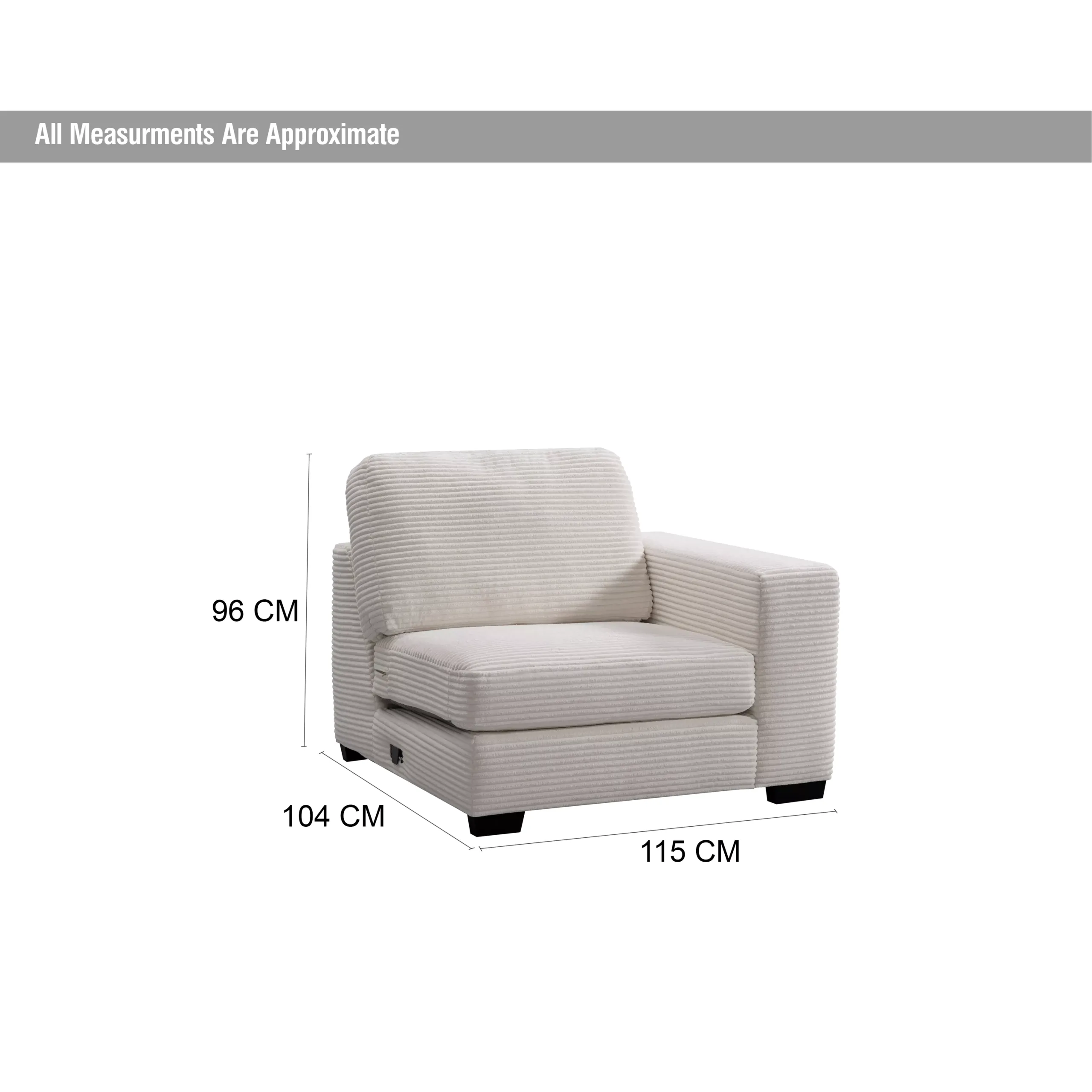 Danny Single Seater Leftarm Dim United Furniture