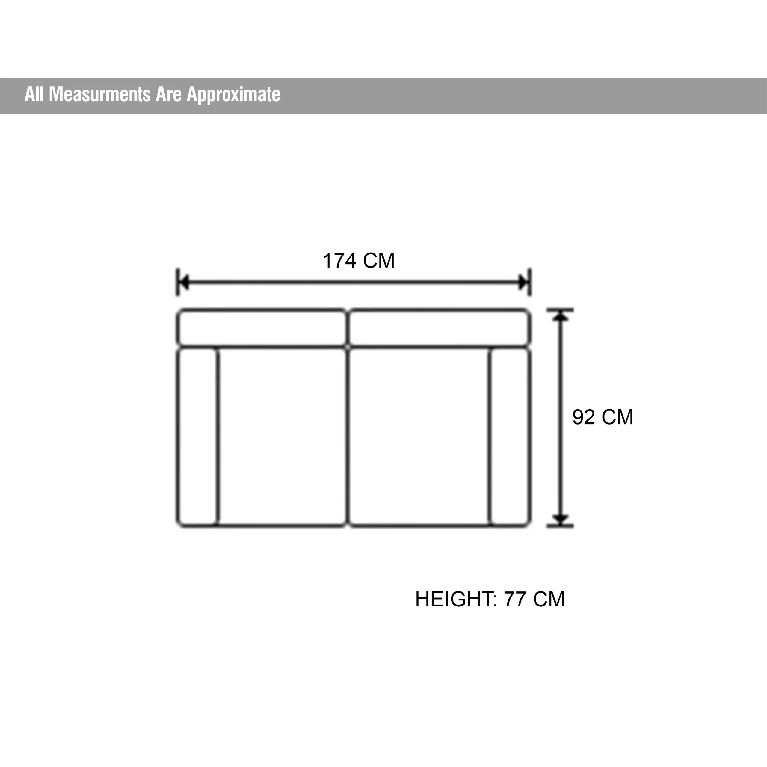 Dennis 2seater Dim United Furniture