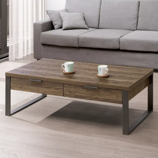 Enoro Coffee Table - Aged Walnut