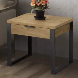 Enoro End Table - Golden Oak
