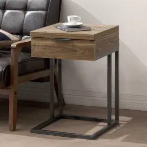 Enoro Snack Table - Aged Walnut