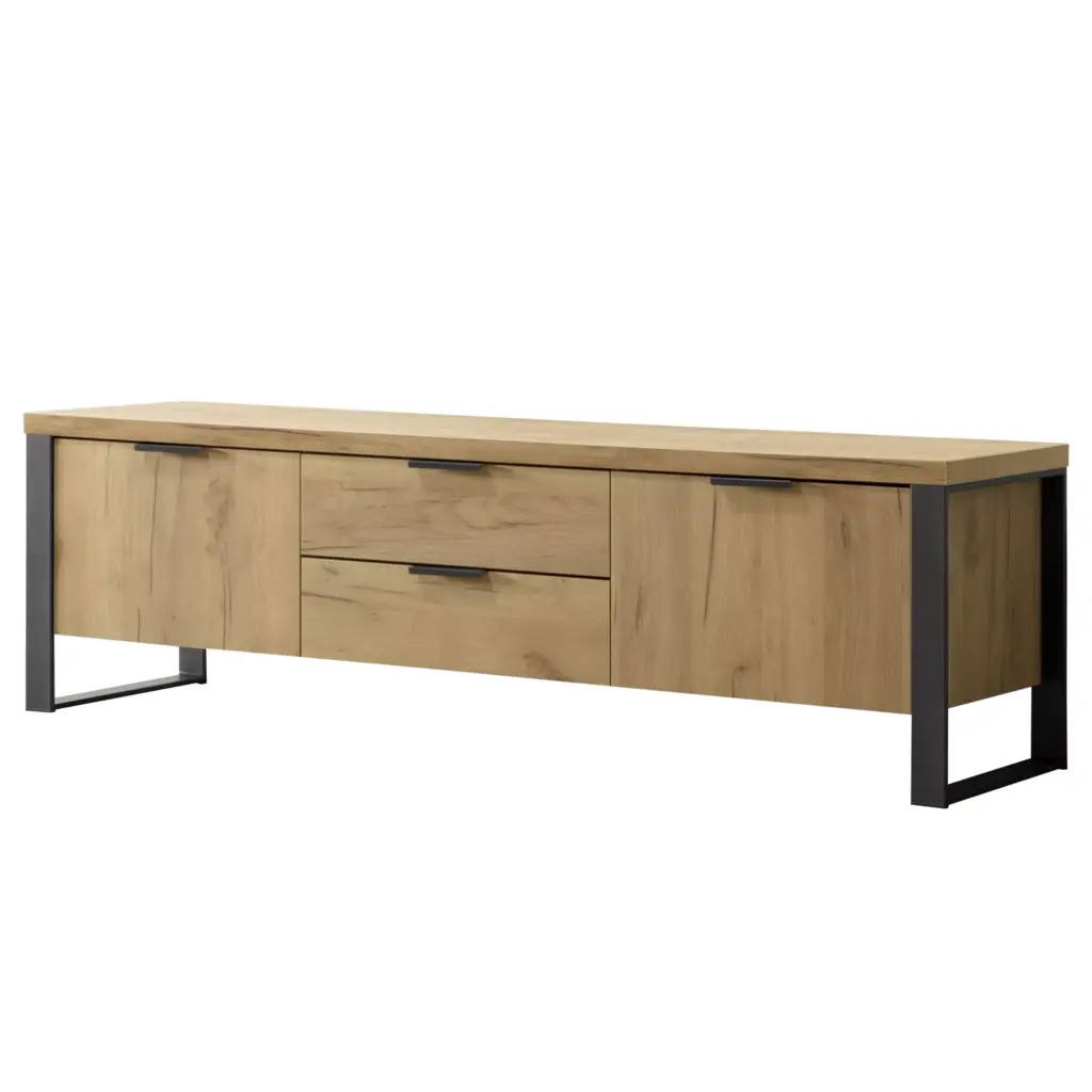 Enoro Tv Cabinet Golden Oak 3 United Furniture