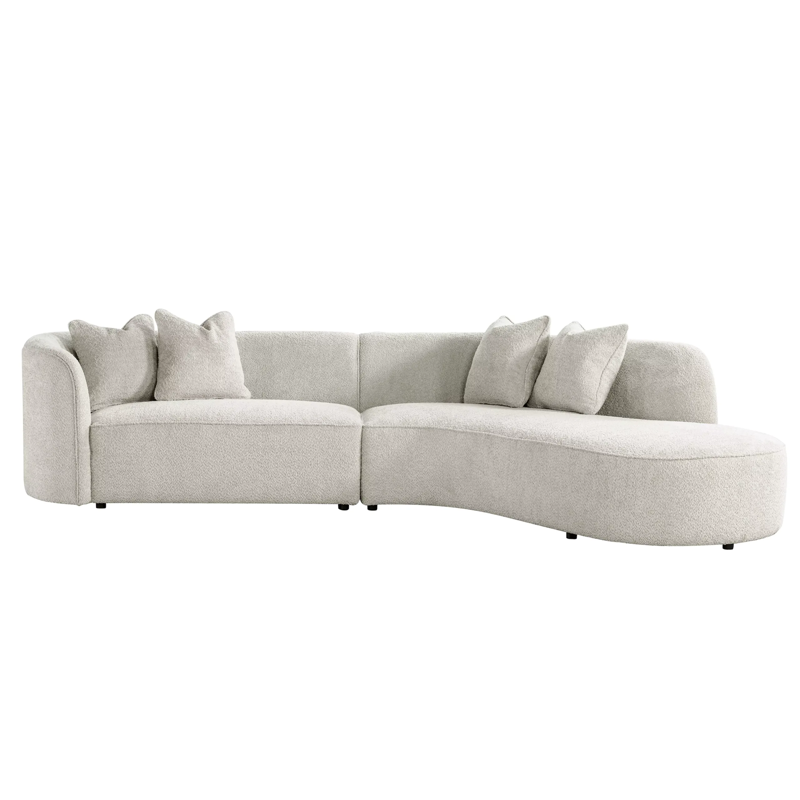 Melzo Left Cornersofa Ivory 3 United Furniture