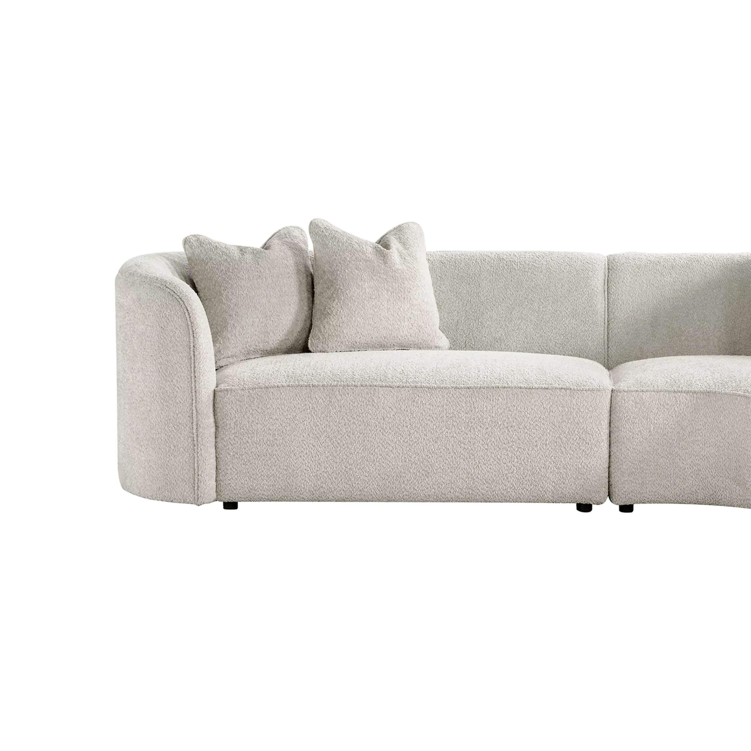 Melzo Left Cornersofa Ivory 5 United Furniture
