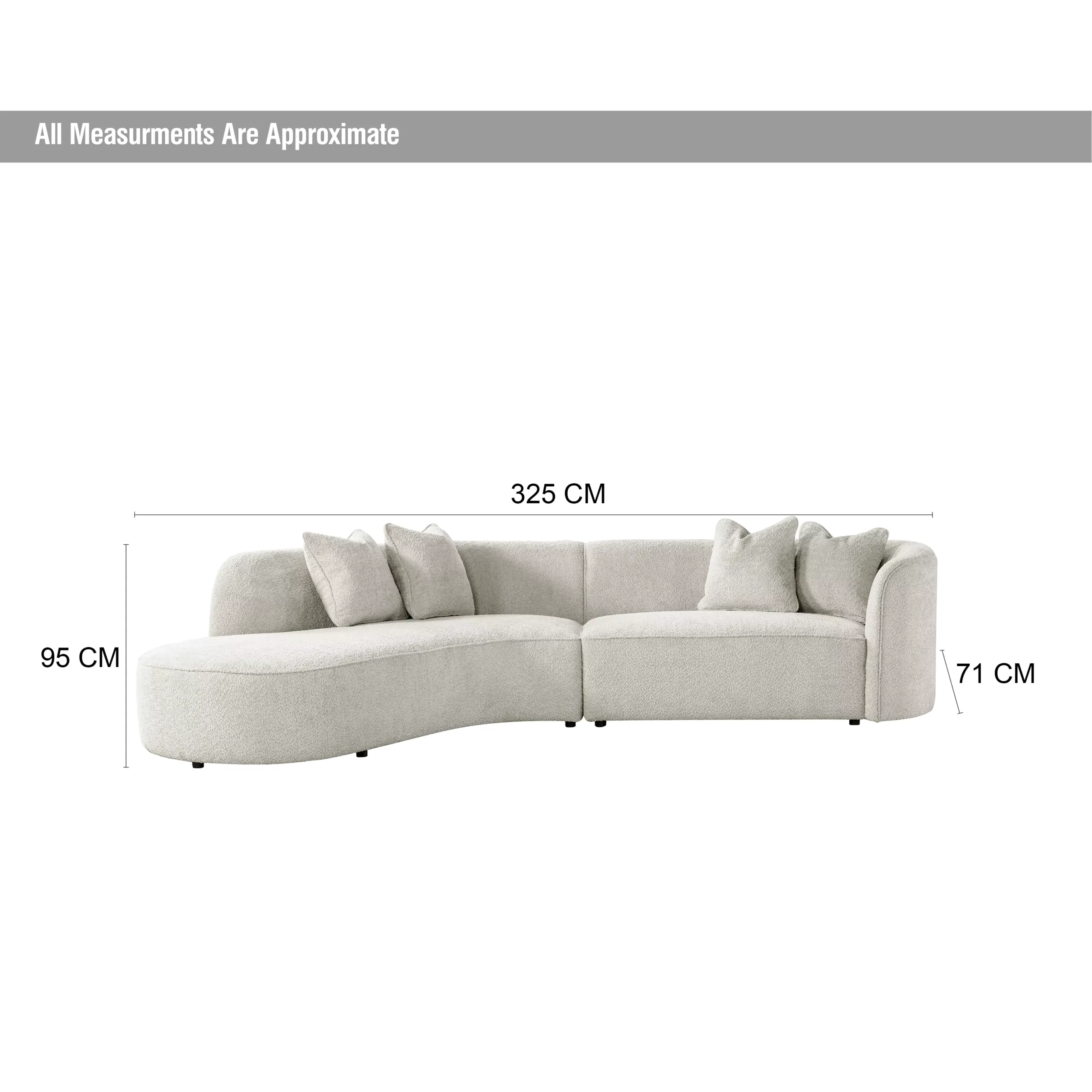 Melzo Right Cornersofa Dim United Furniture
