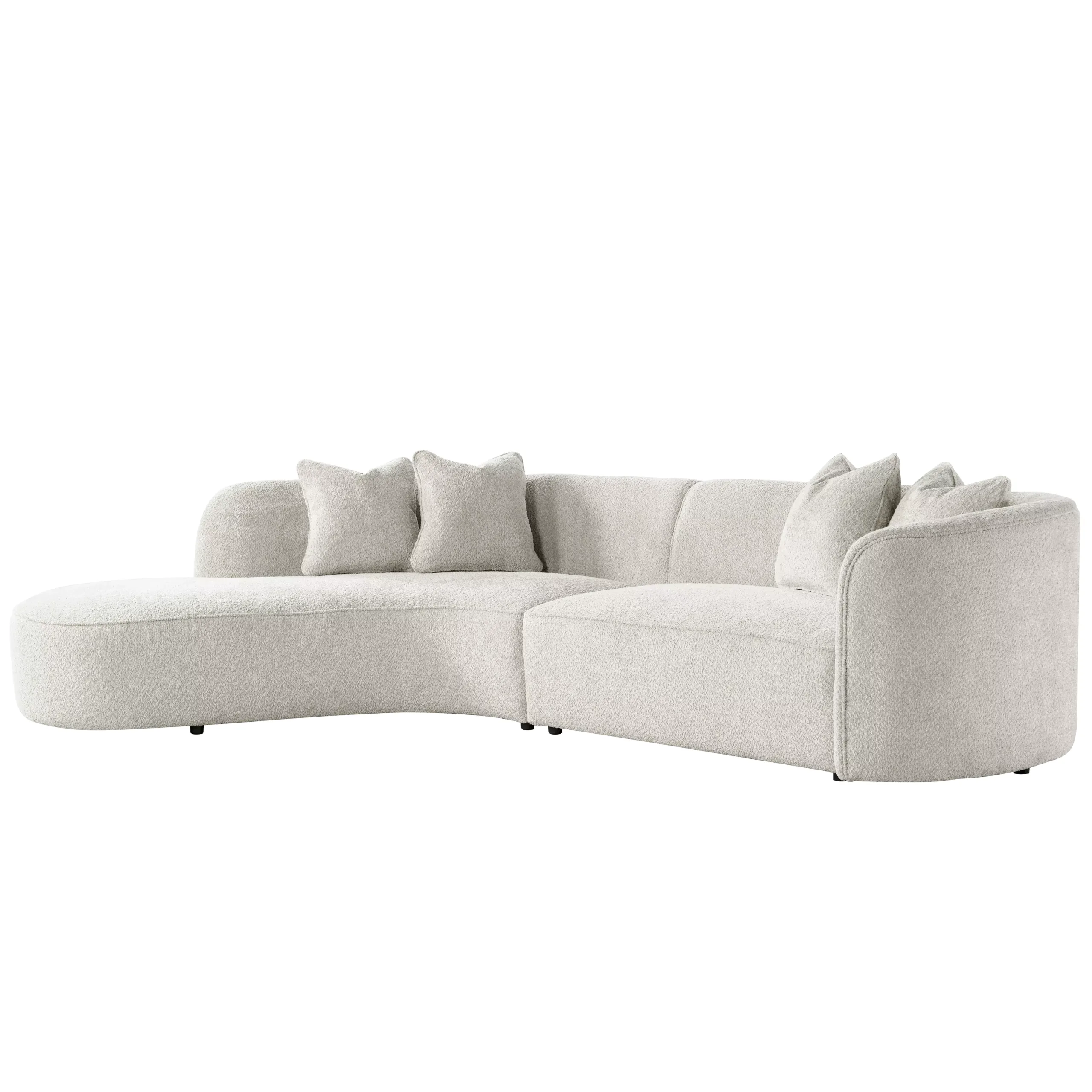 Melzo Right Cornersofa Ivory 2 United Furniture