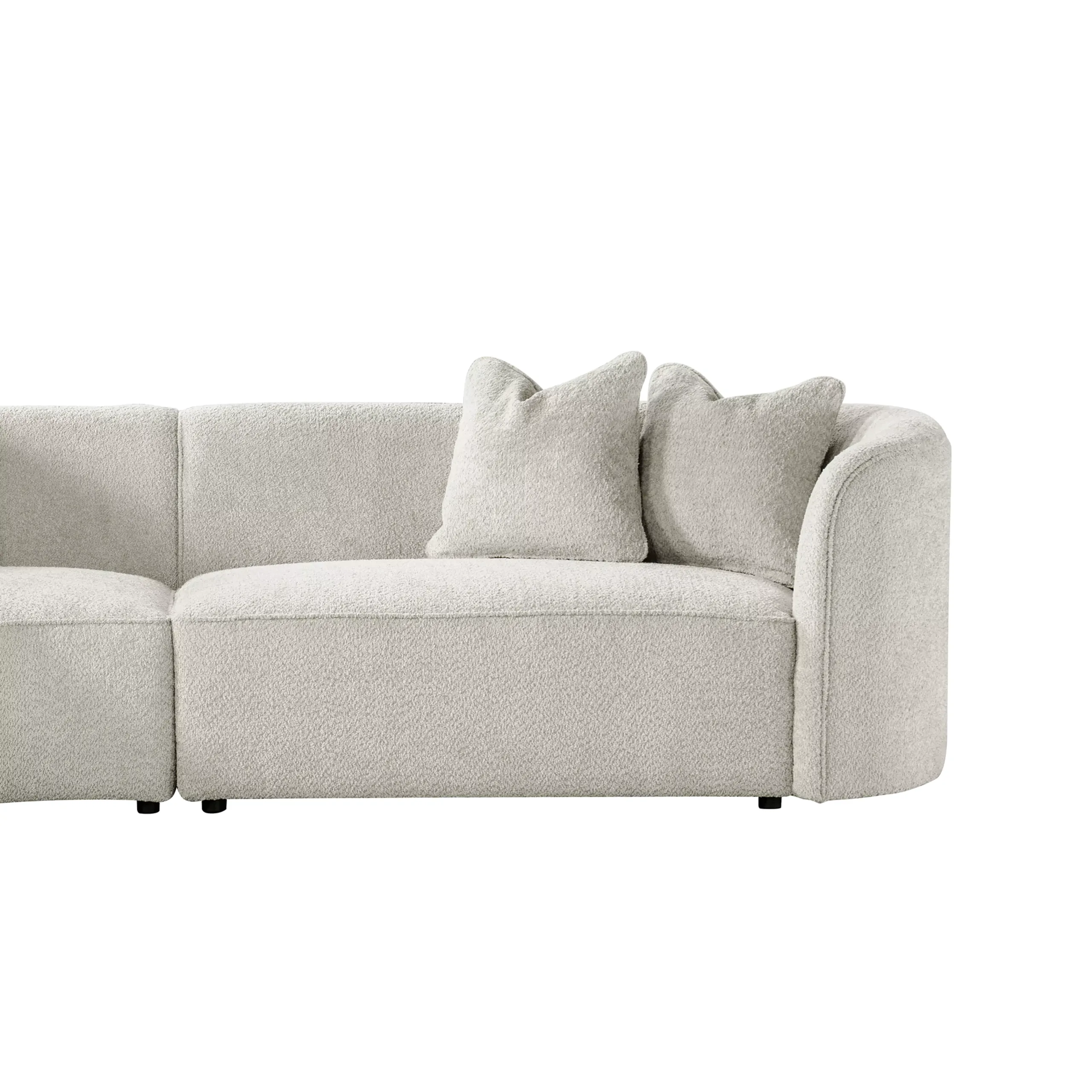 Melzo Right Cornersofa Ivory 3 United Furniture