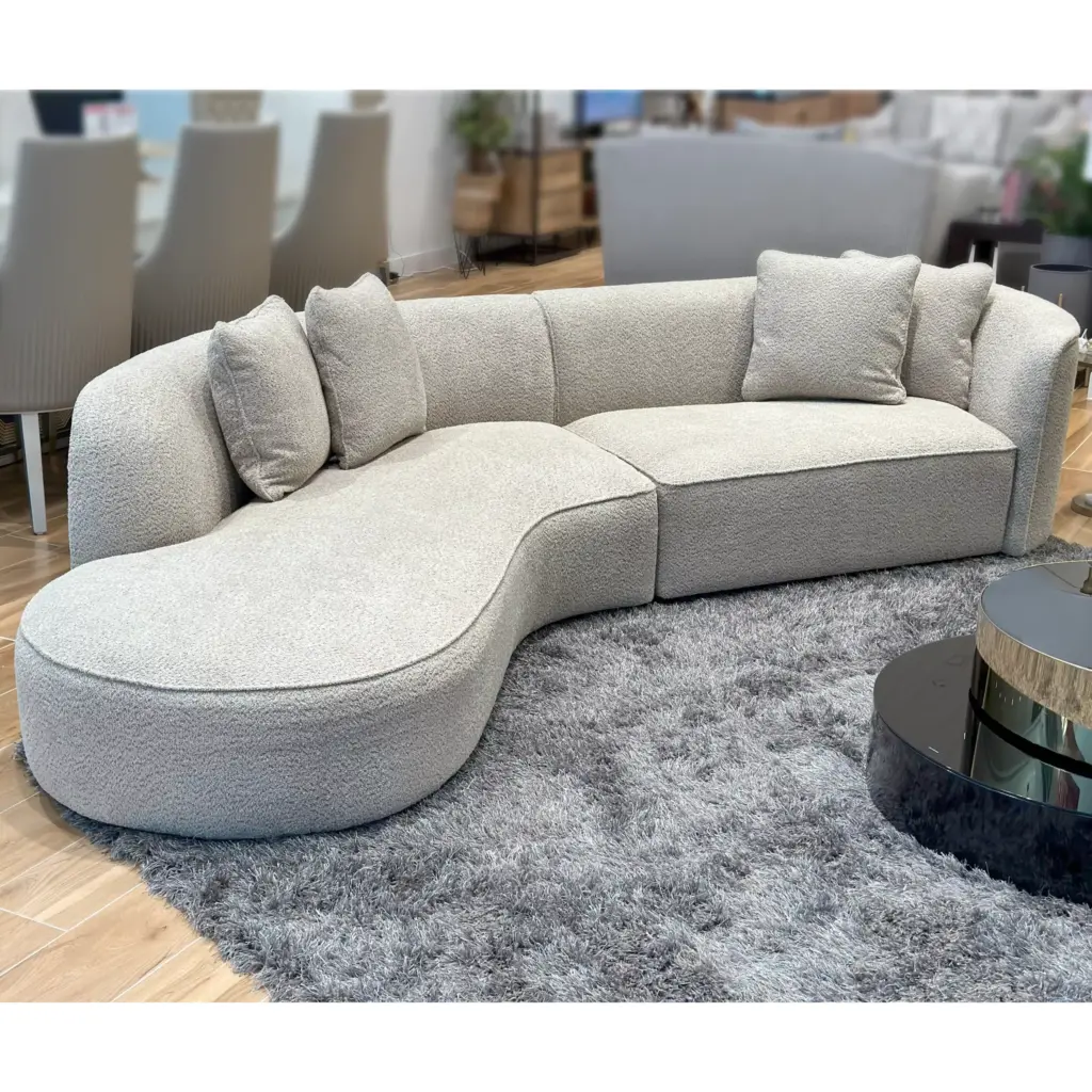 Melzo Right Curve Sofa 5 United Furniture