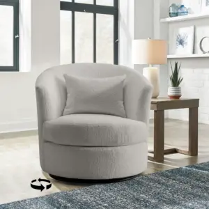 Fable Swivel Chair - Grey