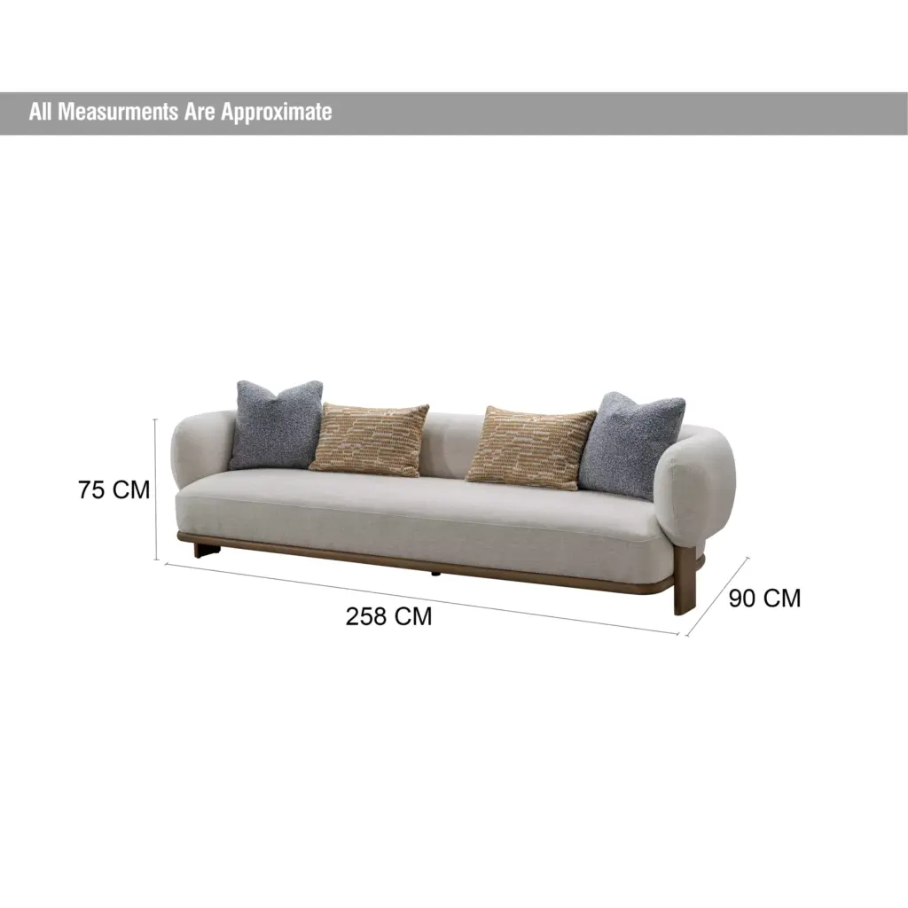 Bresso 4seater Dim United Furniture