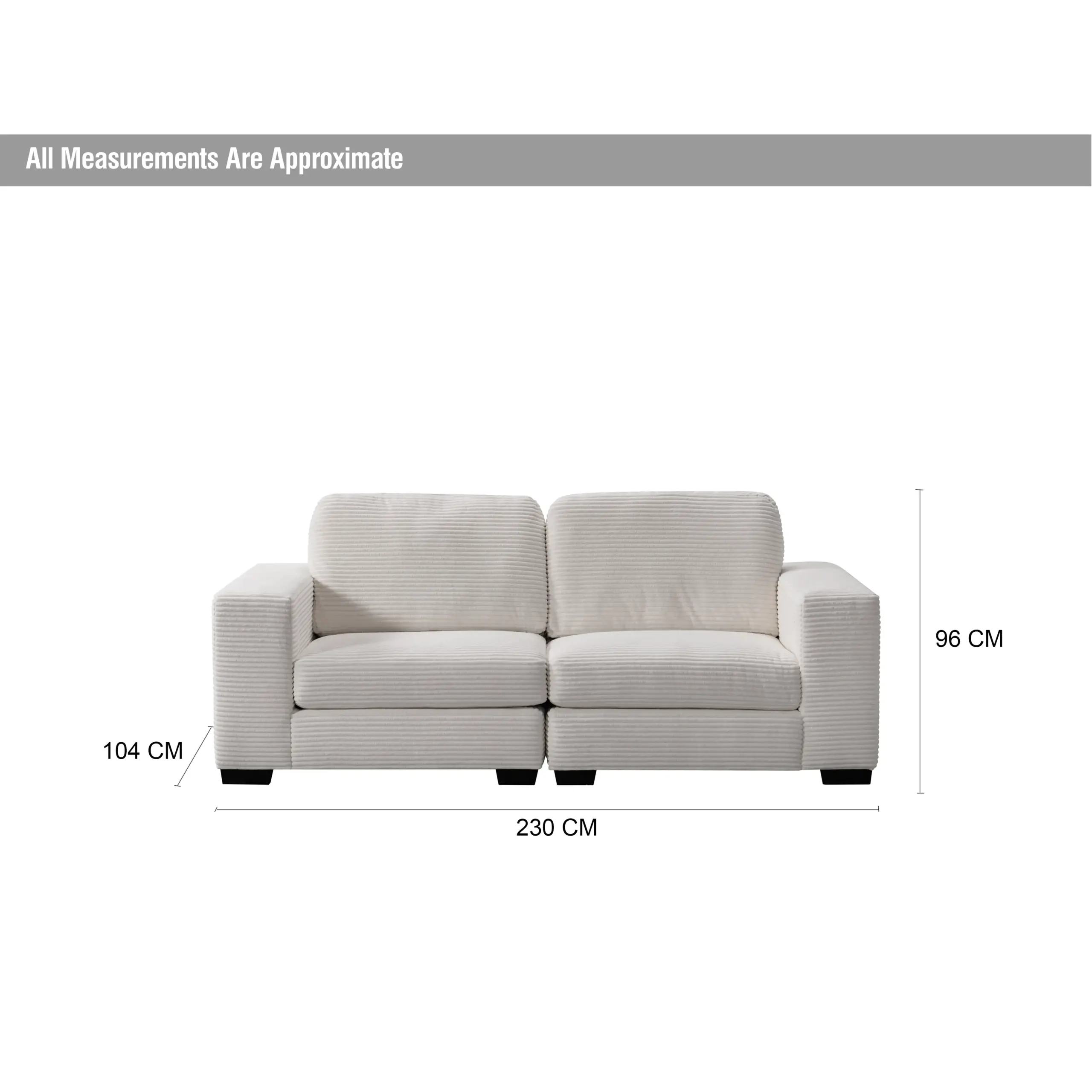 Danny 2seater Dim United Furniture