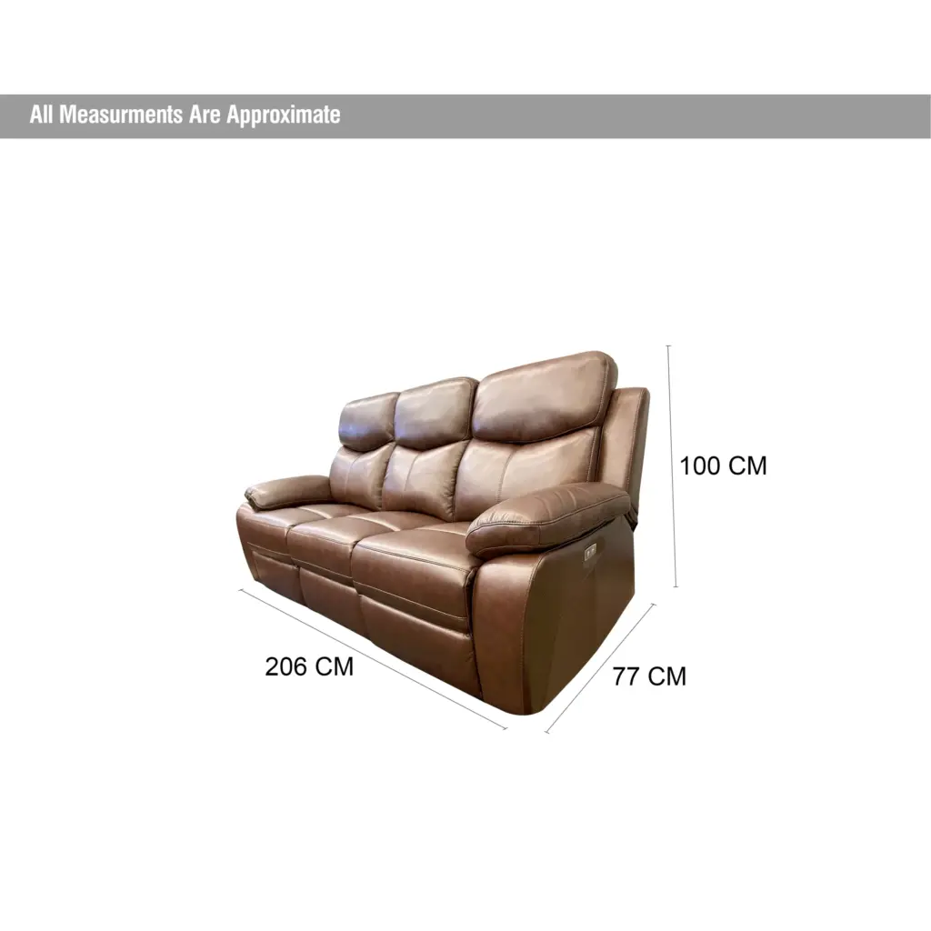 Kadoma 3 Seater Dim United Furniture