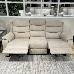 Kathy 3 Seater Power Recliner - Light Brown