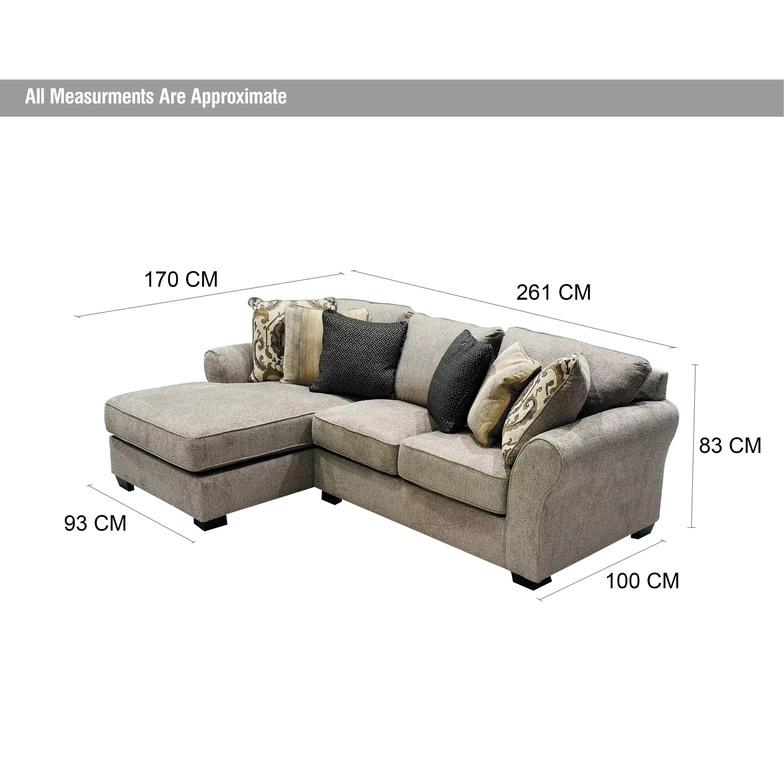 Pantomine Right Corner Sofa Dim United Furniture