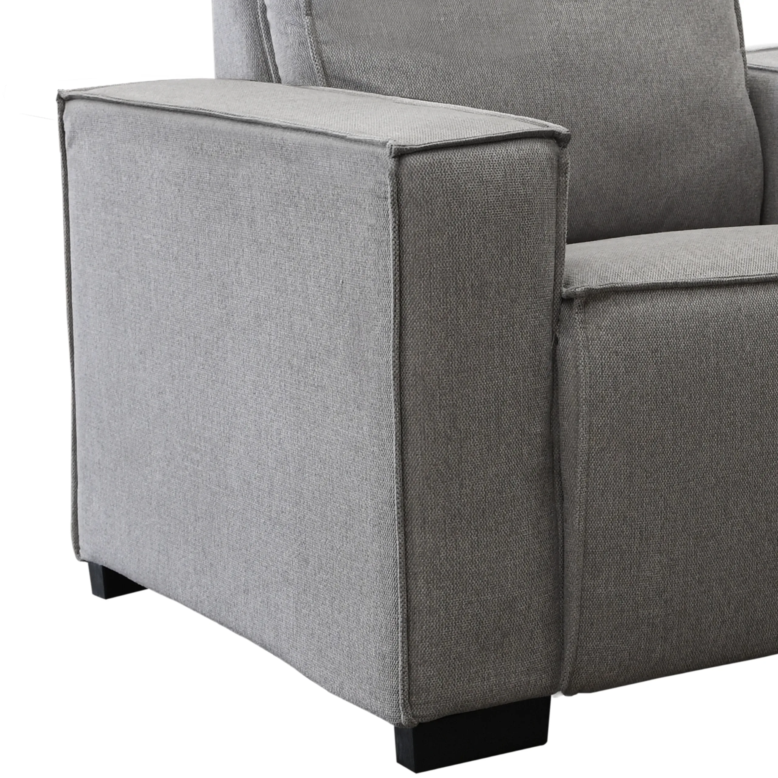 Zech Single Seater Light Grey Swatch United Furniture