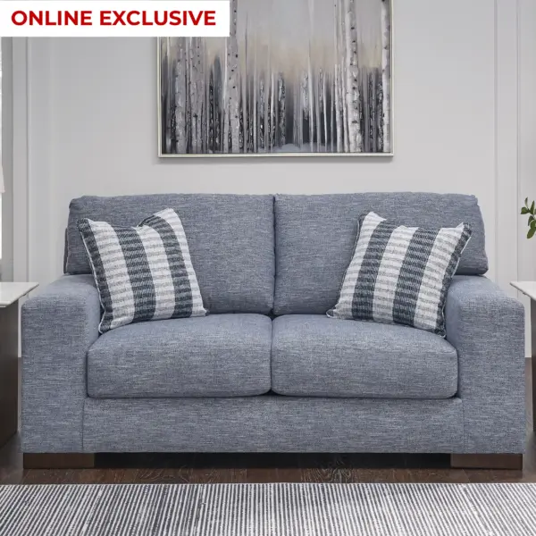 Belvoir 2 Seater Sofa - Denim