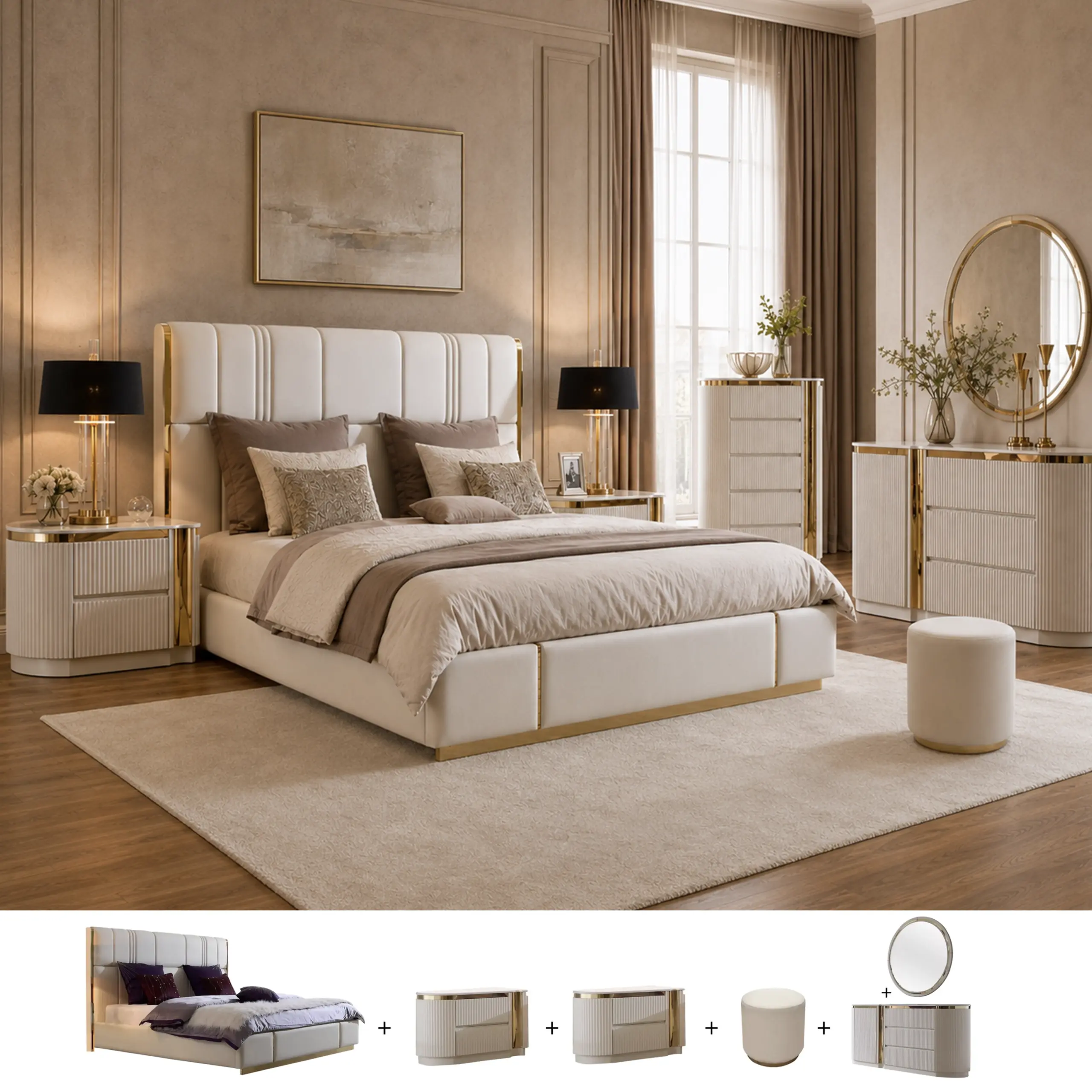 Motella King Bedroom Set Bg United Furniture