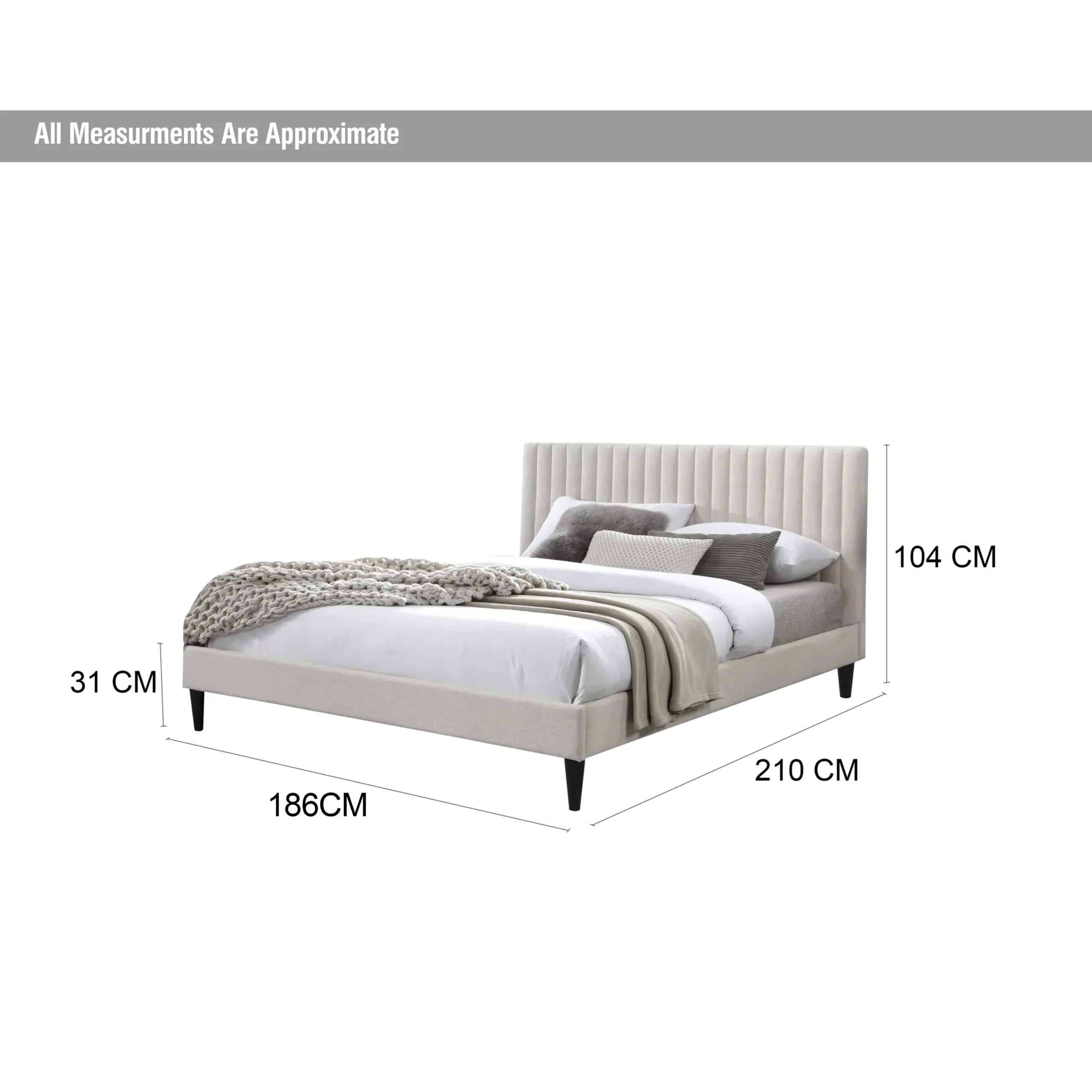 Nastya King Bed Dim United Furniture