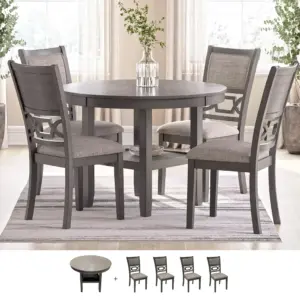 Wrenning 4-Seater Round Dining Set