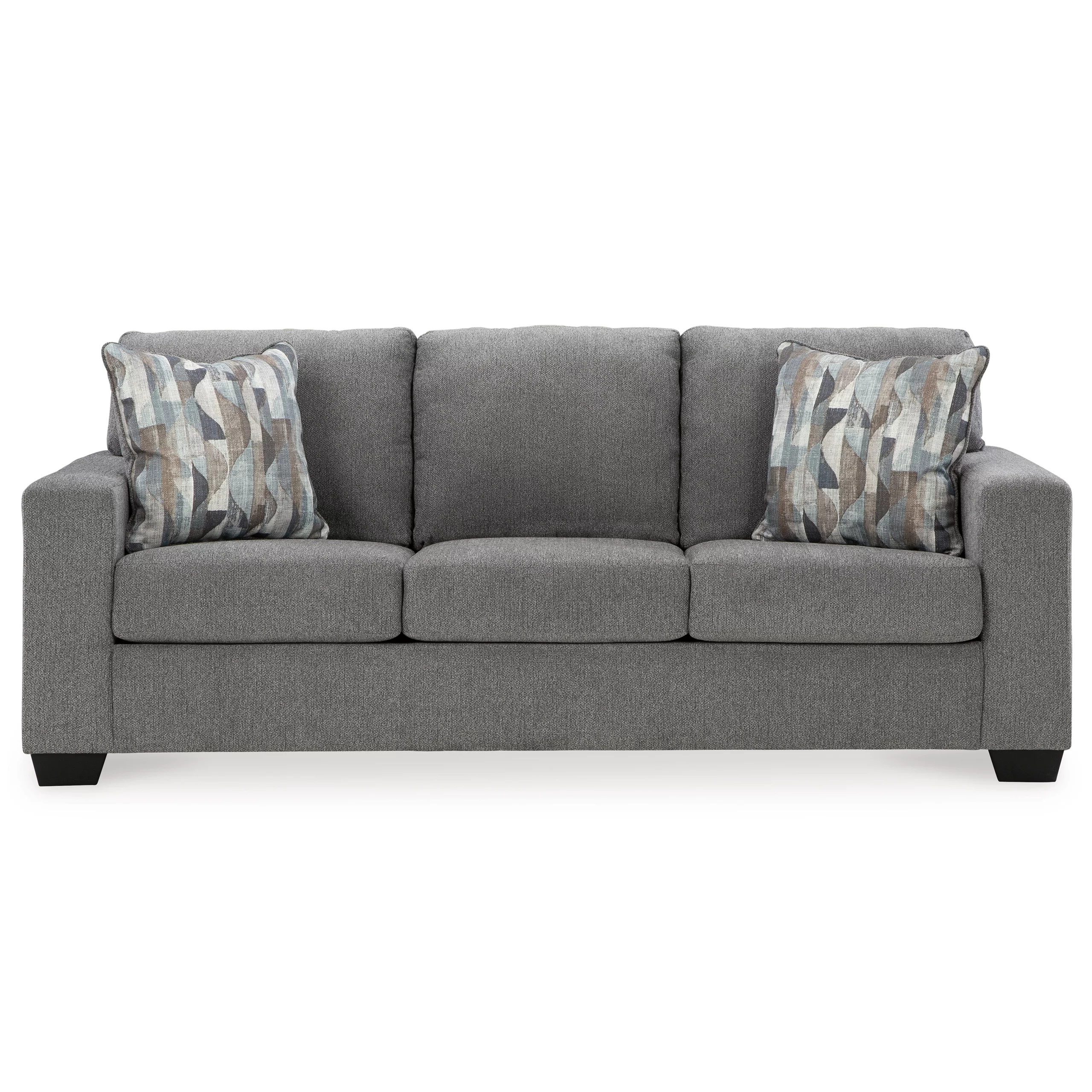 Deltona Sofa Sleeper Graphite1 Scaled United Furniture