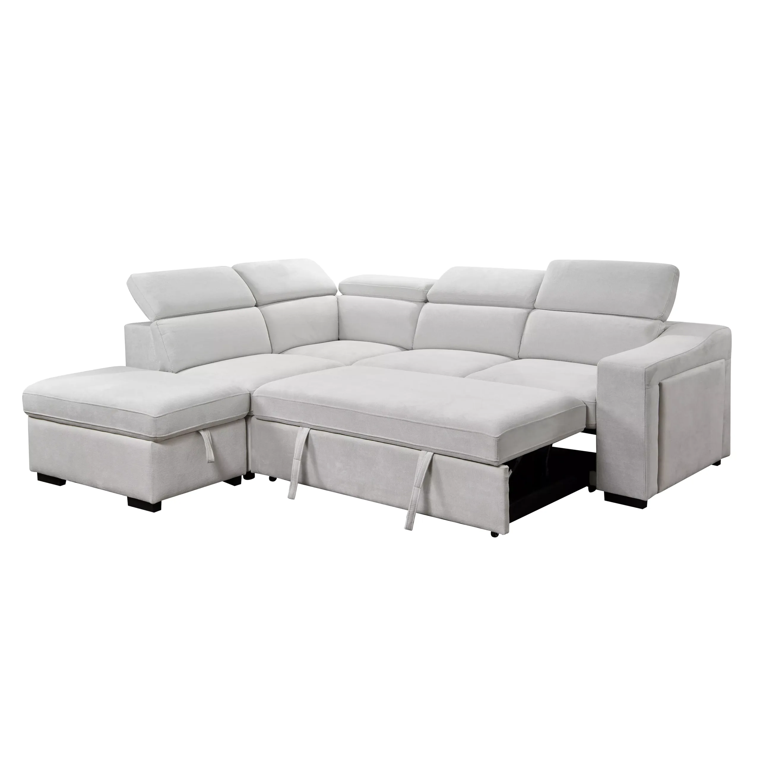 Opole Right Corner Sofa White 1 United Furniture