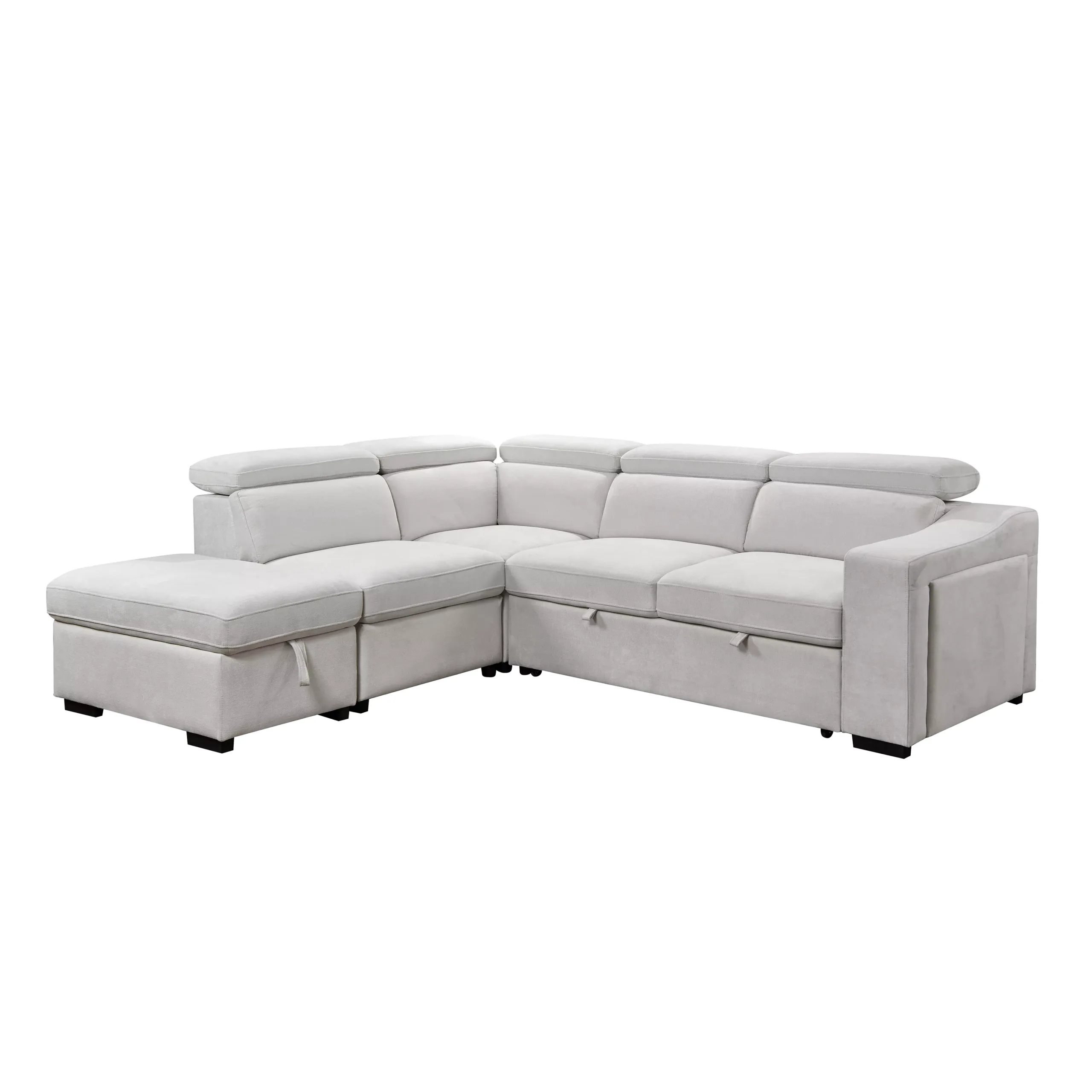 Opole Right Corner Sofa White 3 United Furniture