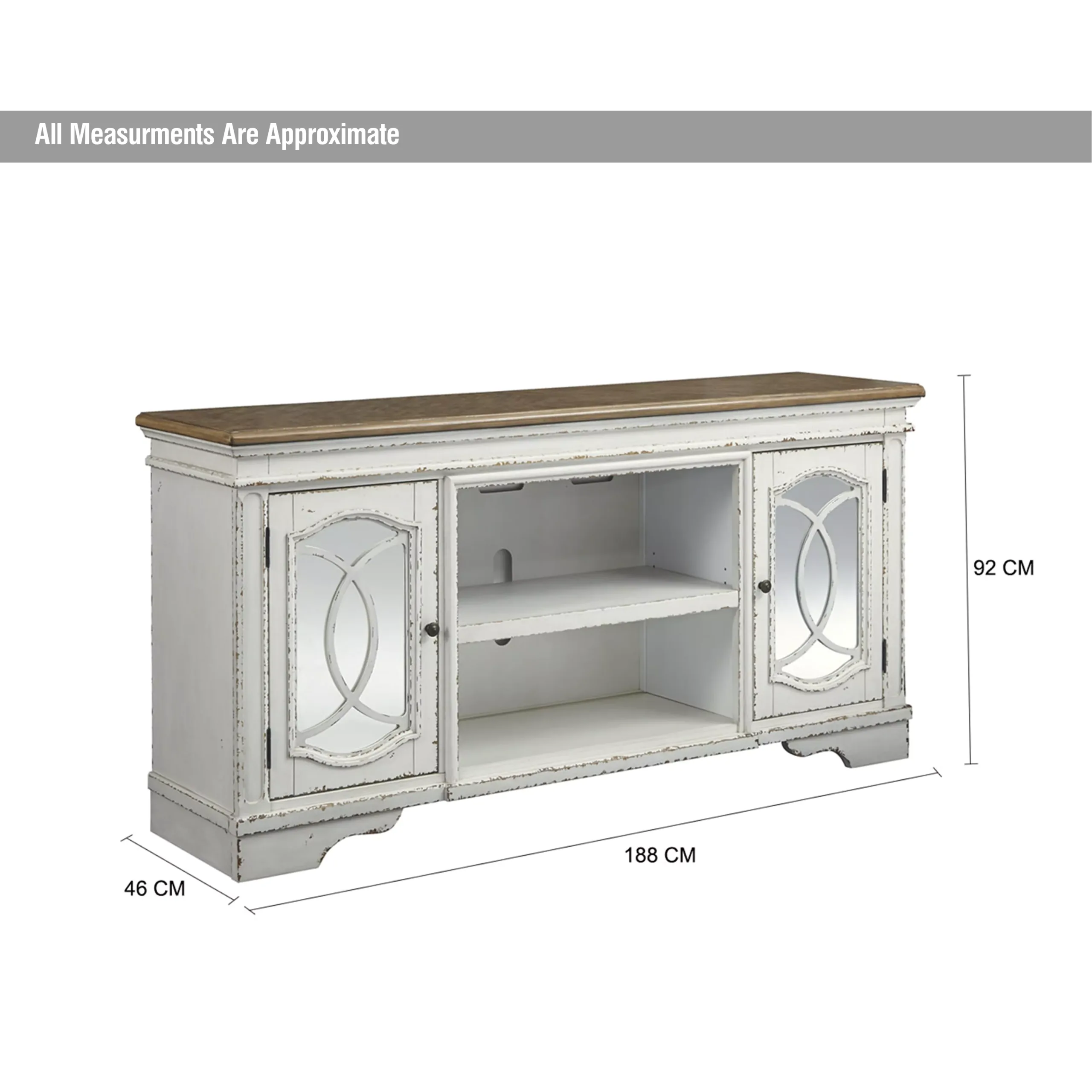 Realyn Tv Cabinet Dim United Furniture